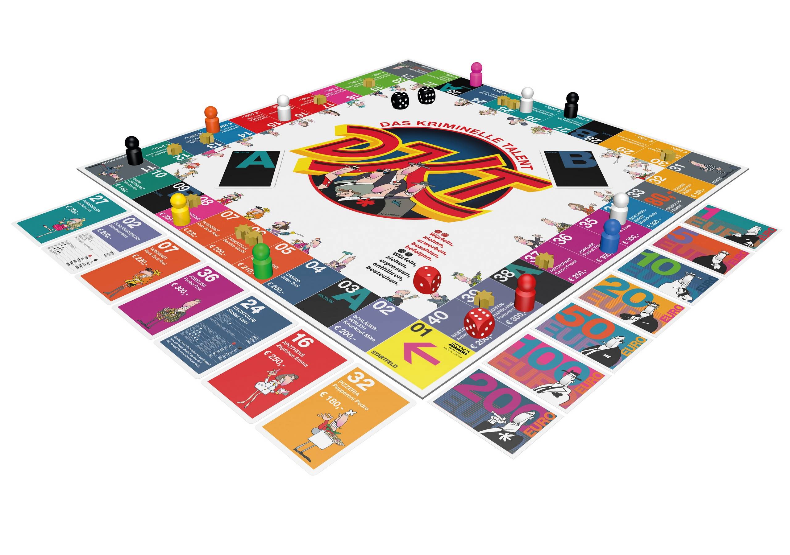 Piatnik 6137 DKT Das Kriminelle Talent, Familienspiel