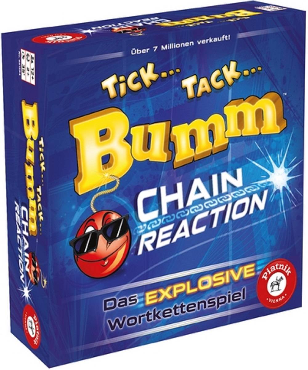 Piatnik 6615 Tick Tack Bumm Chain Reaction, Familienspiel