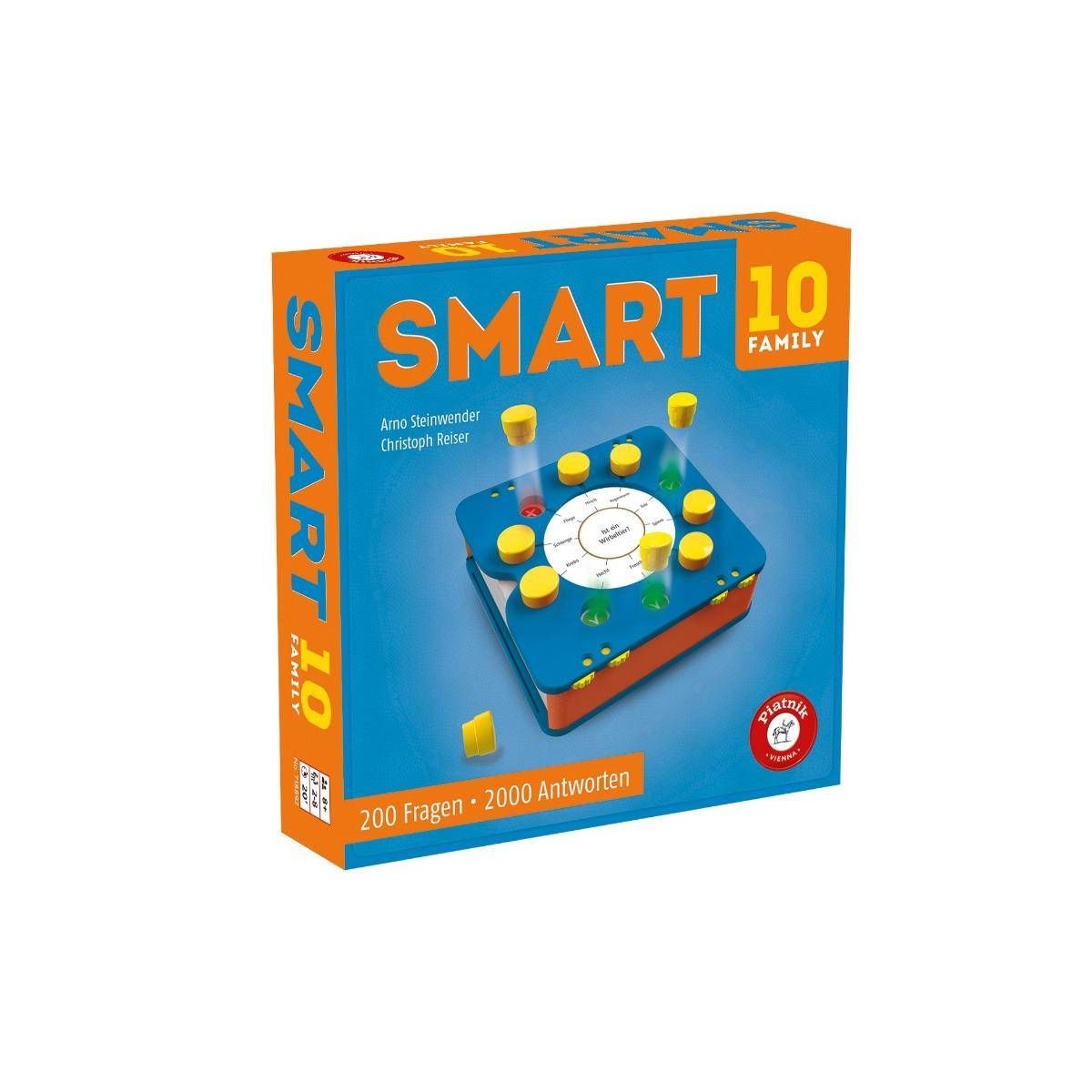 PIA07188 - Smart 10 Family - Brettspiel, 2-8 Spieler, ab 8 Jahren (DE-Ausgabe)