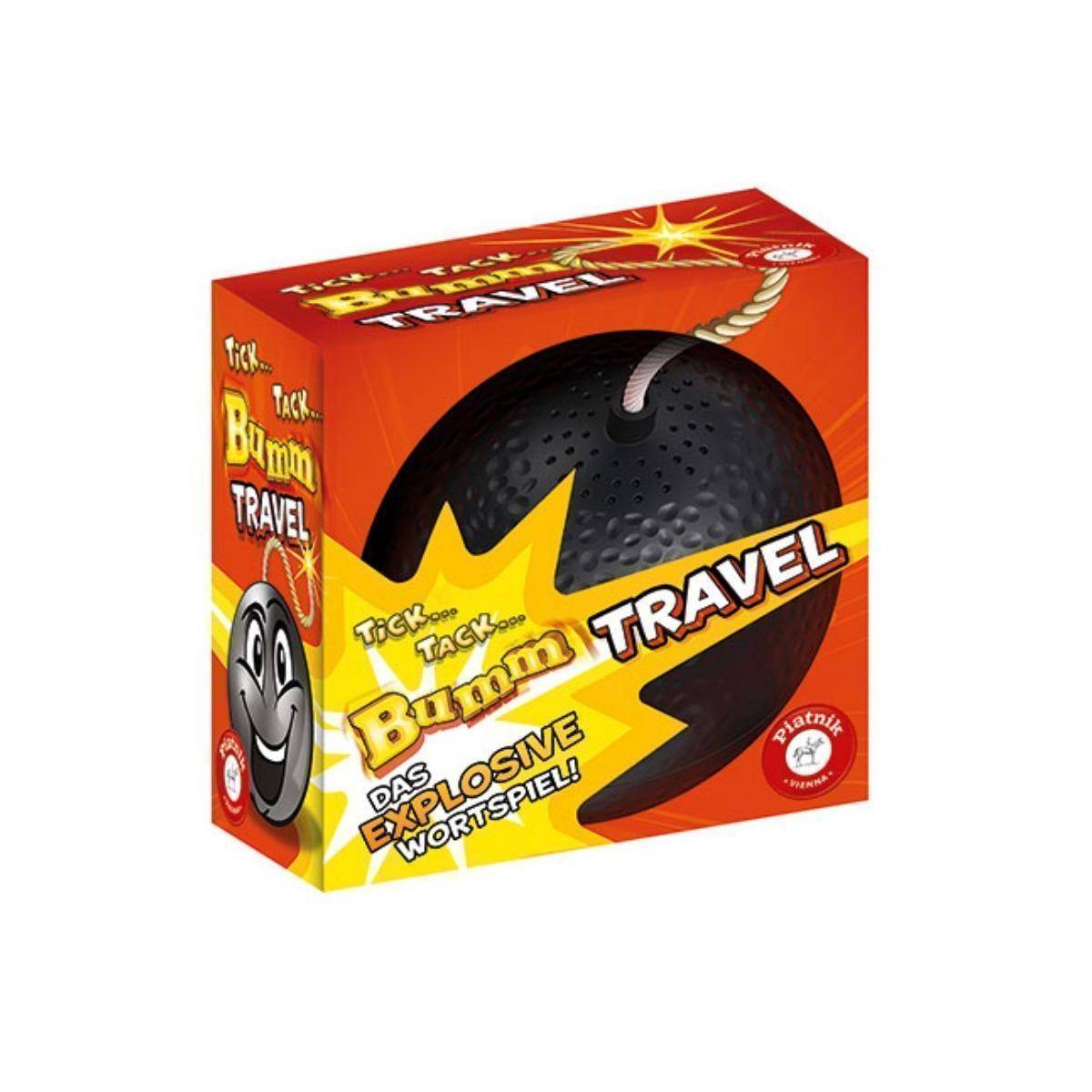 751592 - Tick Tack Bumm: Travel - Kartenspiel, 2-12 Spieler, ab 12 Jahren (DE-Ausgabe)