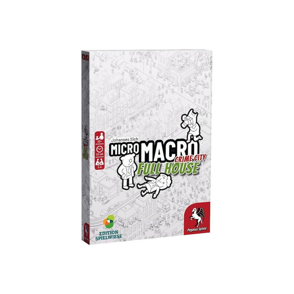 59061G - MicroMacro: Crime City 2 Full House, Brettspiel, 1-4 Spieler, 10 Jahren (DE-Ausgabe)