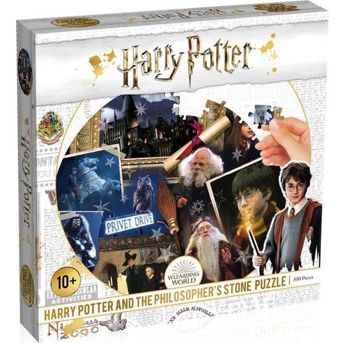 HARRY POTTER UND DAS PHILOSOPHALE STEINPUZZLE 500 STÜCKE - NEUE AUSGABE