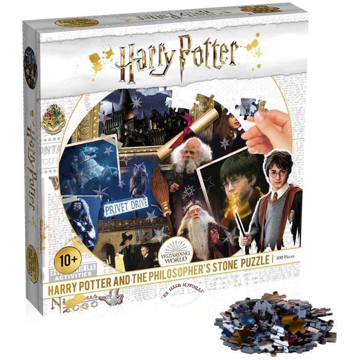 HARRY POTTER UND DAS PHILOSOPHALE STEINPUZZLE 500 STÜCKE - NEUE AUSGABE