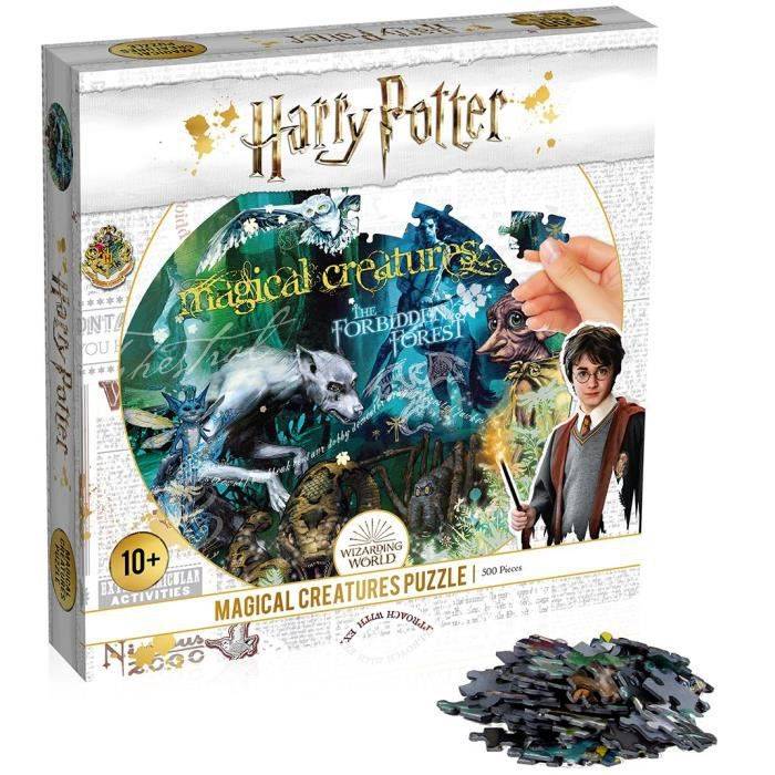 HARRY POTTER UND DIE MAGISCHEN KREATUREN PUZZLE 500 STÜCKE - NEUE AUSGABE
