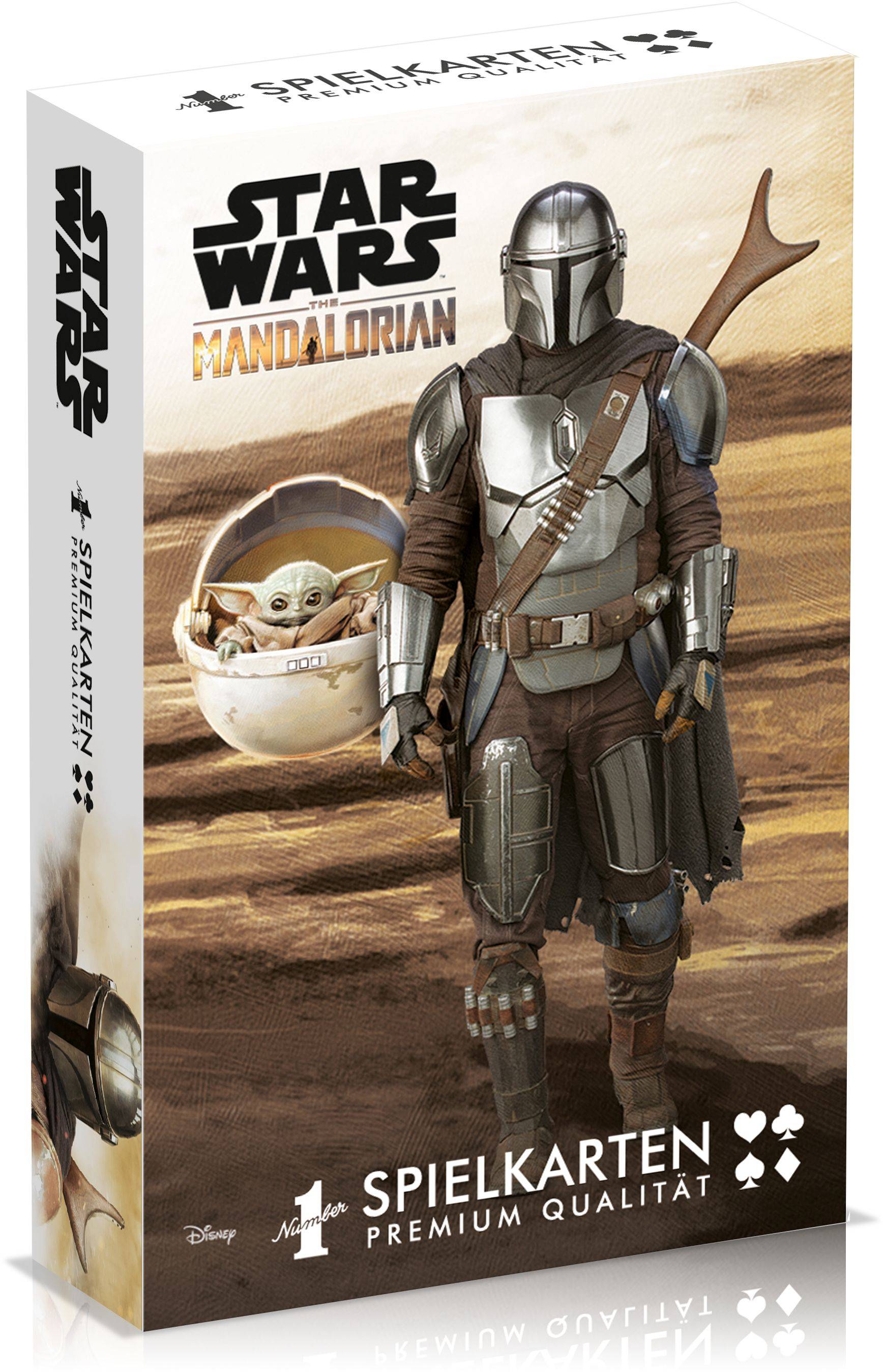 Winning Moves - Number 1 Spielkarten - Star Wars - The Mandalorian Neu & OVP