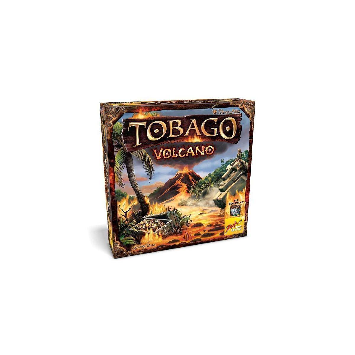 ZOC05120 - Tobago: Volcano, Brettspiel, für 2-4 Spieler, ab 10 Jahren (DE-Erweiterung)