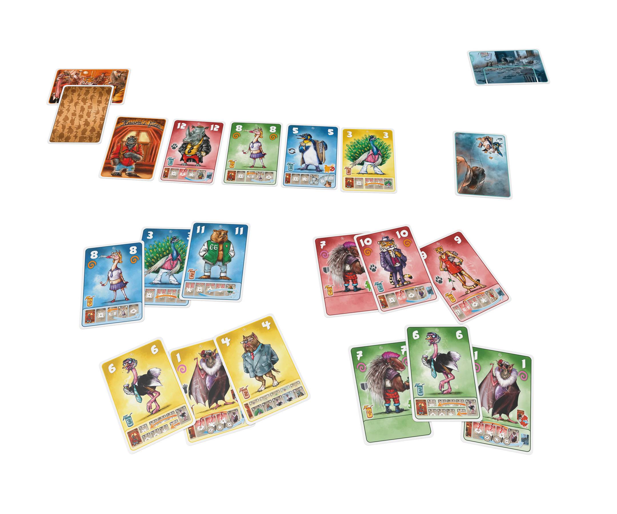 Zoch 601105156 Beasty Bar New Beasts in Town, Kartenspiel