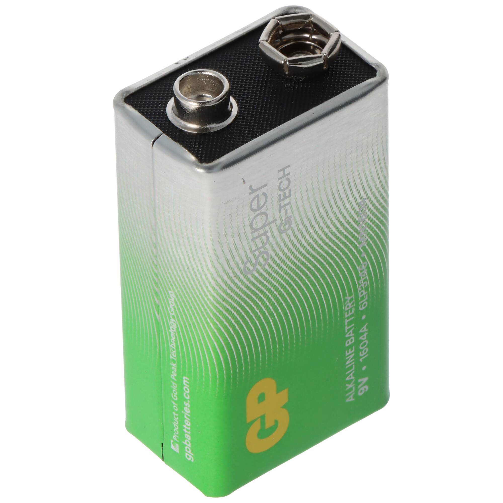 9V Batterie GP Alkaline Super 9V 8 Stück E-Block 6F22 9 Volt