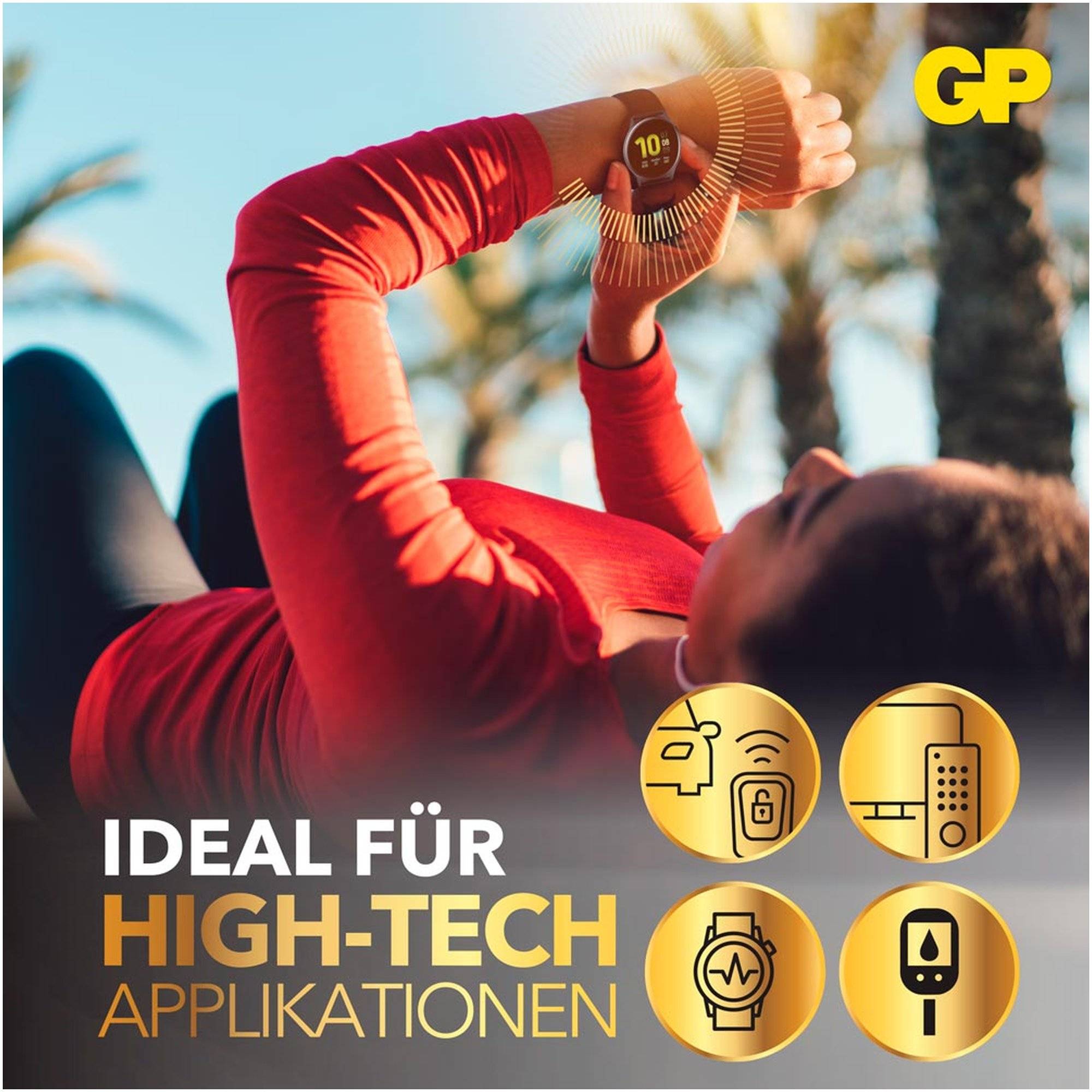 CR2450 GP Lithium Knopfzelle 3V 5 Stück