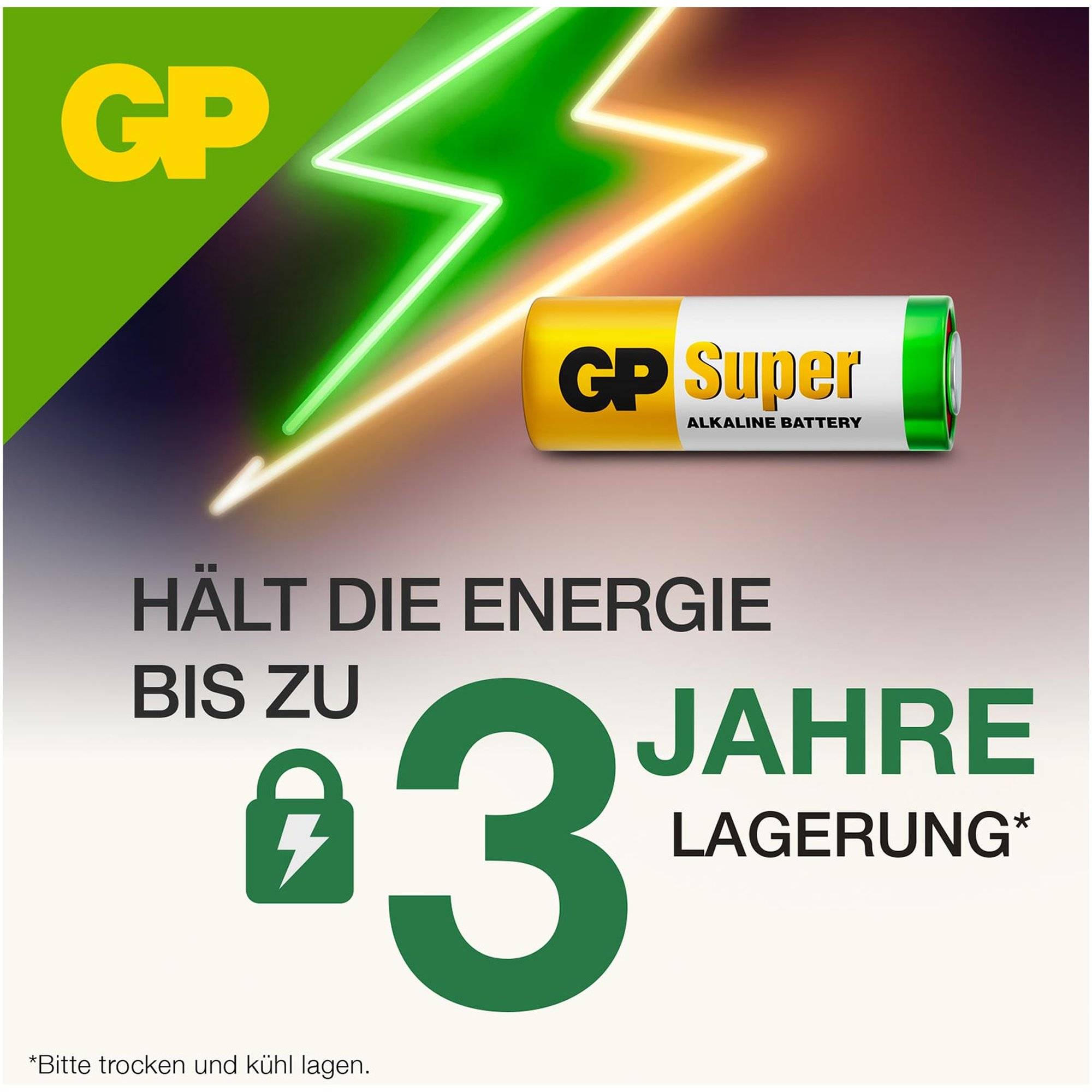 5 Stück A23 GP Alkaline MN21 Rundzellenbatterie Hochspannung 12V
