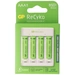 USB-Modell Ladegerät GP E411 inkl. 4x ReCyko 1,2V AAA Micro 850 mAh Akkus USB-Modell Ladegerät GP E411 inkl. 4x ReCyko 1,2V AAA Micro 850 mAh Akkus