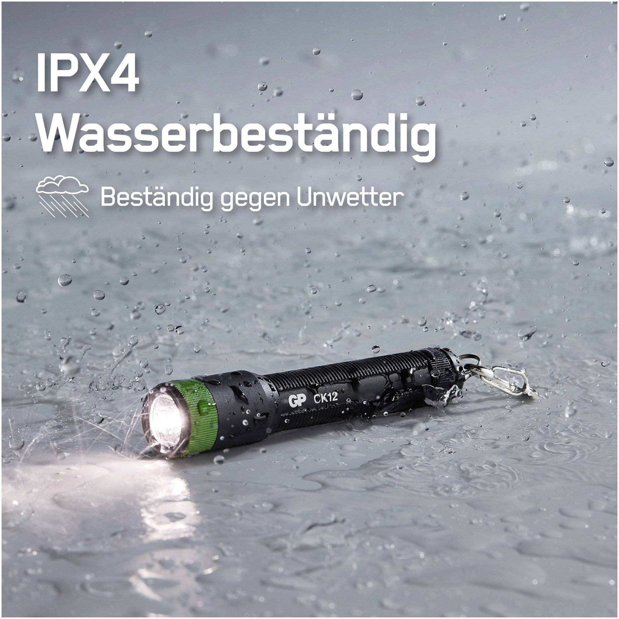 Taschenlampe GP CK12 20lumen inkl. 1x AAA 1,5V Batterie Schwarz