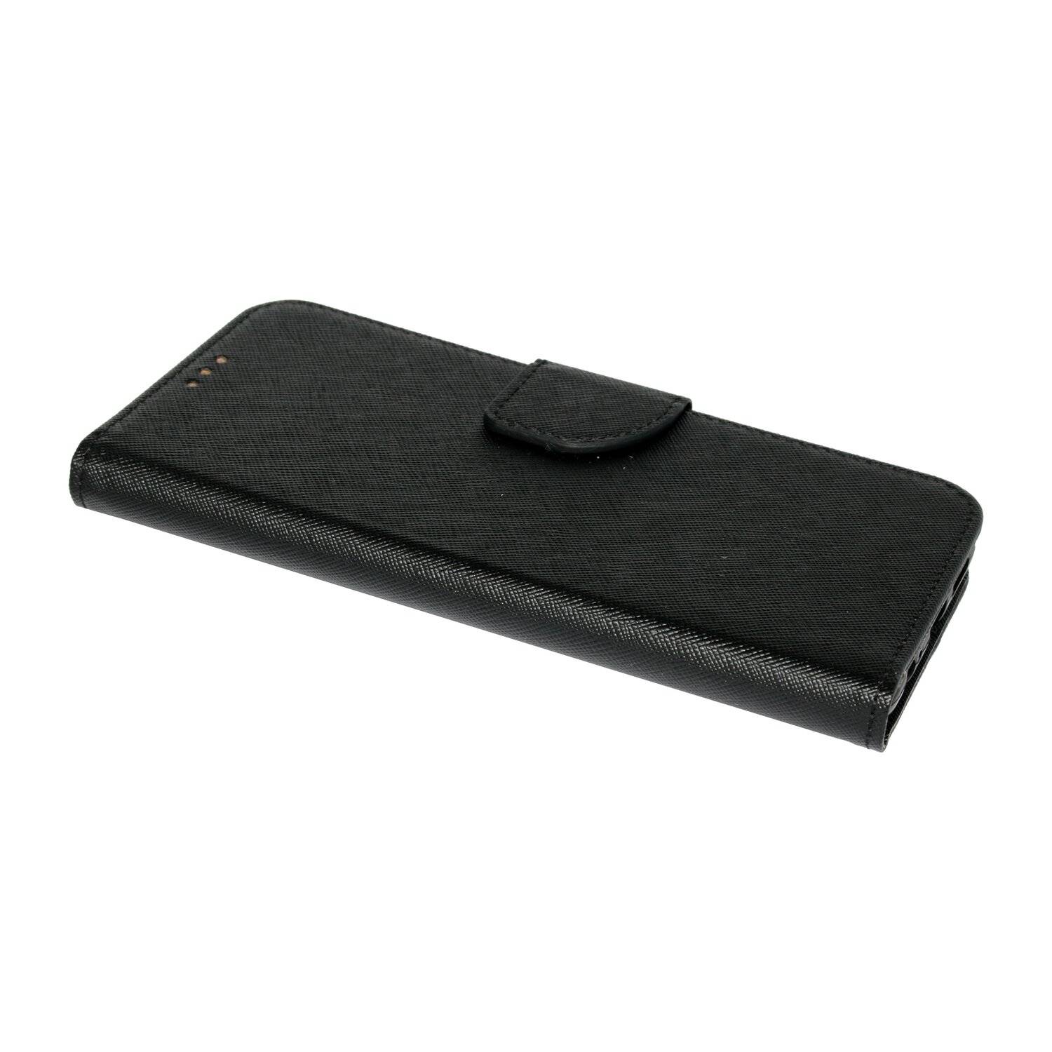Buch Tasche "Fancy" für XIAOMI REDMI NOTE 10S Handy Hülle Etui Schutzhülle mit Standfunktion, Kartenfach Schwarz