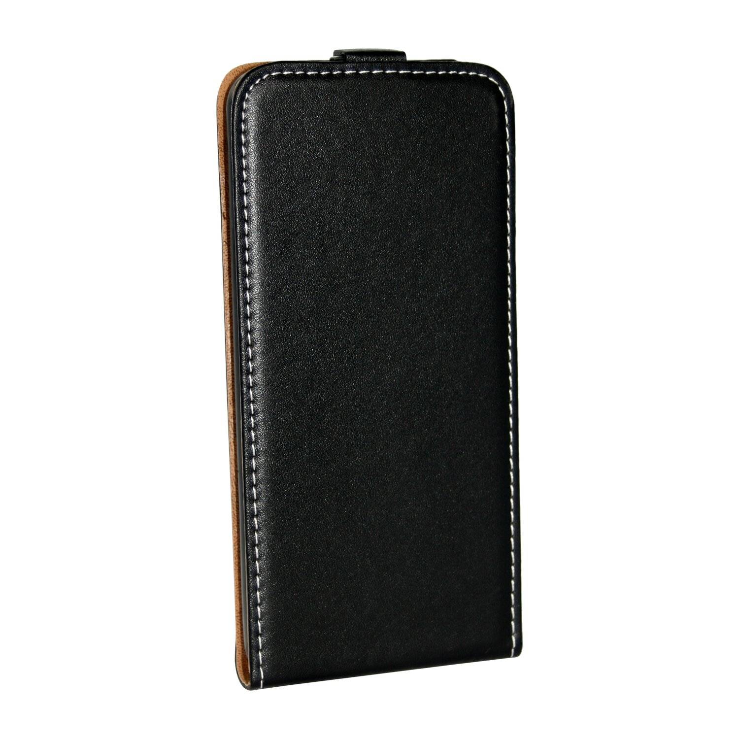 Flip Case für SAMSUNG GALAXY A22 5G (A226B) Handy Tasche vertikal aufklappbar Schutzhülle Klapp Hülle Schwarz