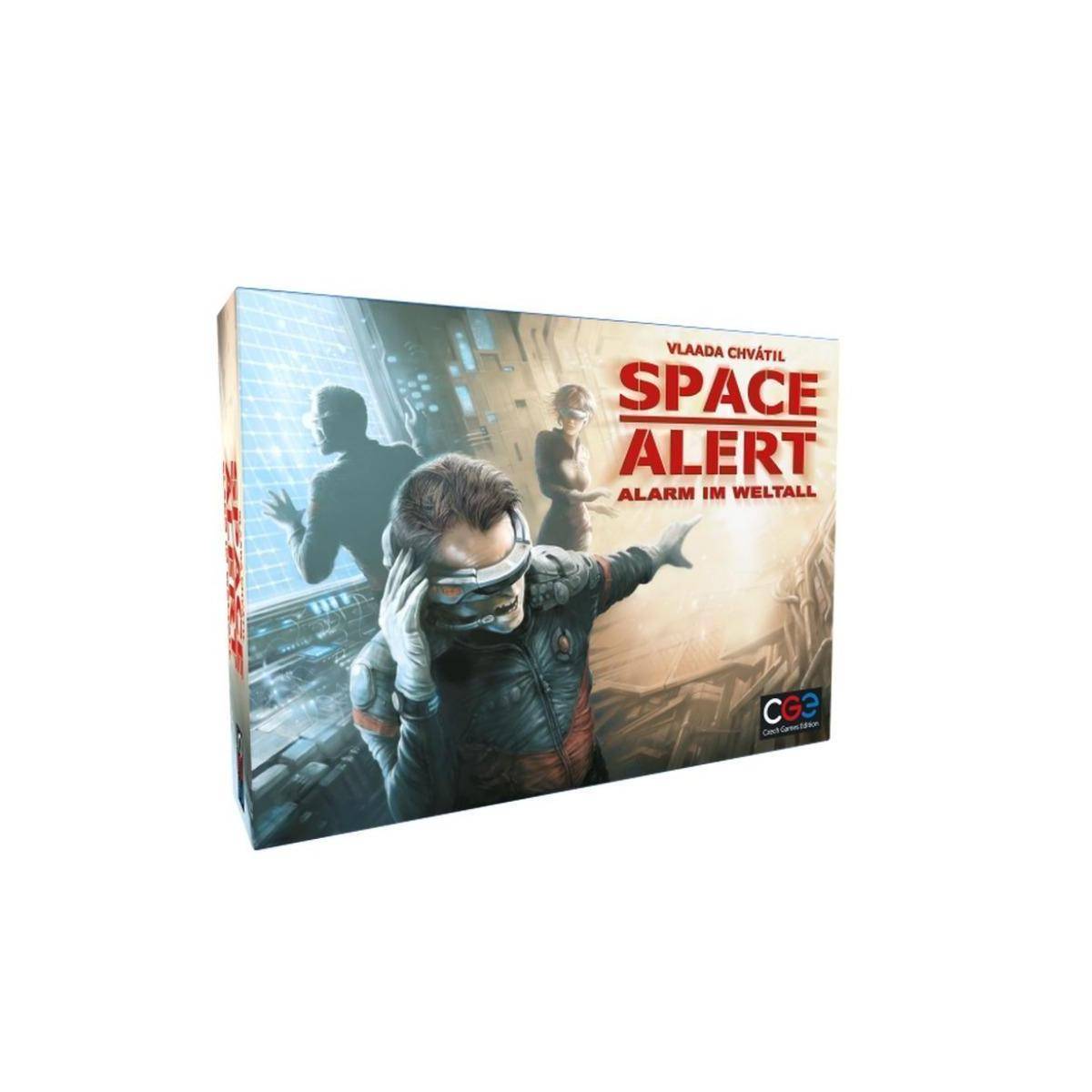 CGE030152 - Space Alert, Brettspiel, 1-5 Spieler, ab 12 Jahren (DE-Ausgabe)