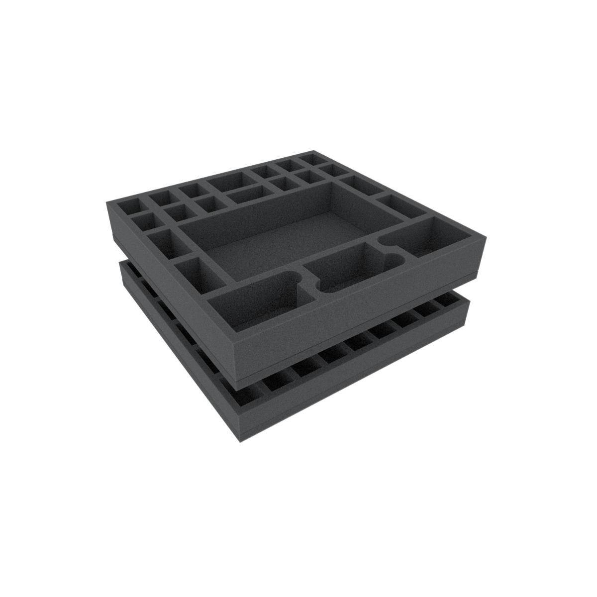 AG06SET - Schaumstoff-Set für Zombicide: Black Plague, Brettspielbox