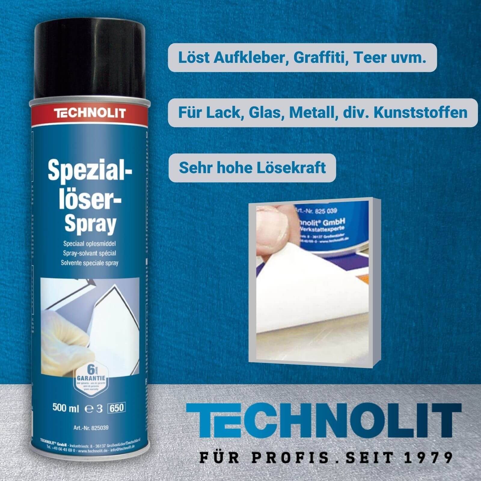 TECHNOLIT Speziallöser-Spray 500 ml