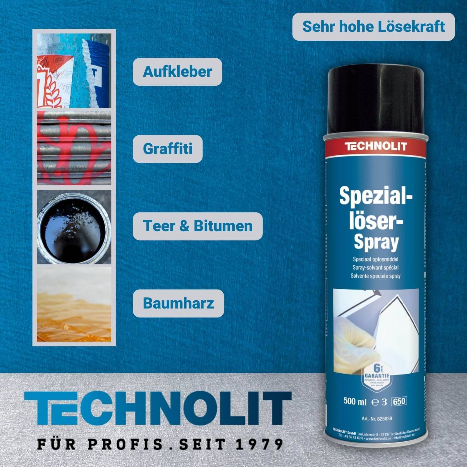 TECHNOLIT Speziallöser-Spray 500 ml