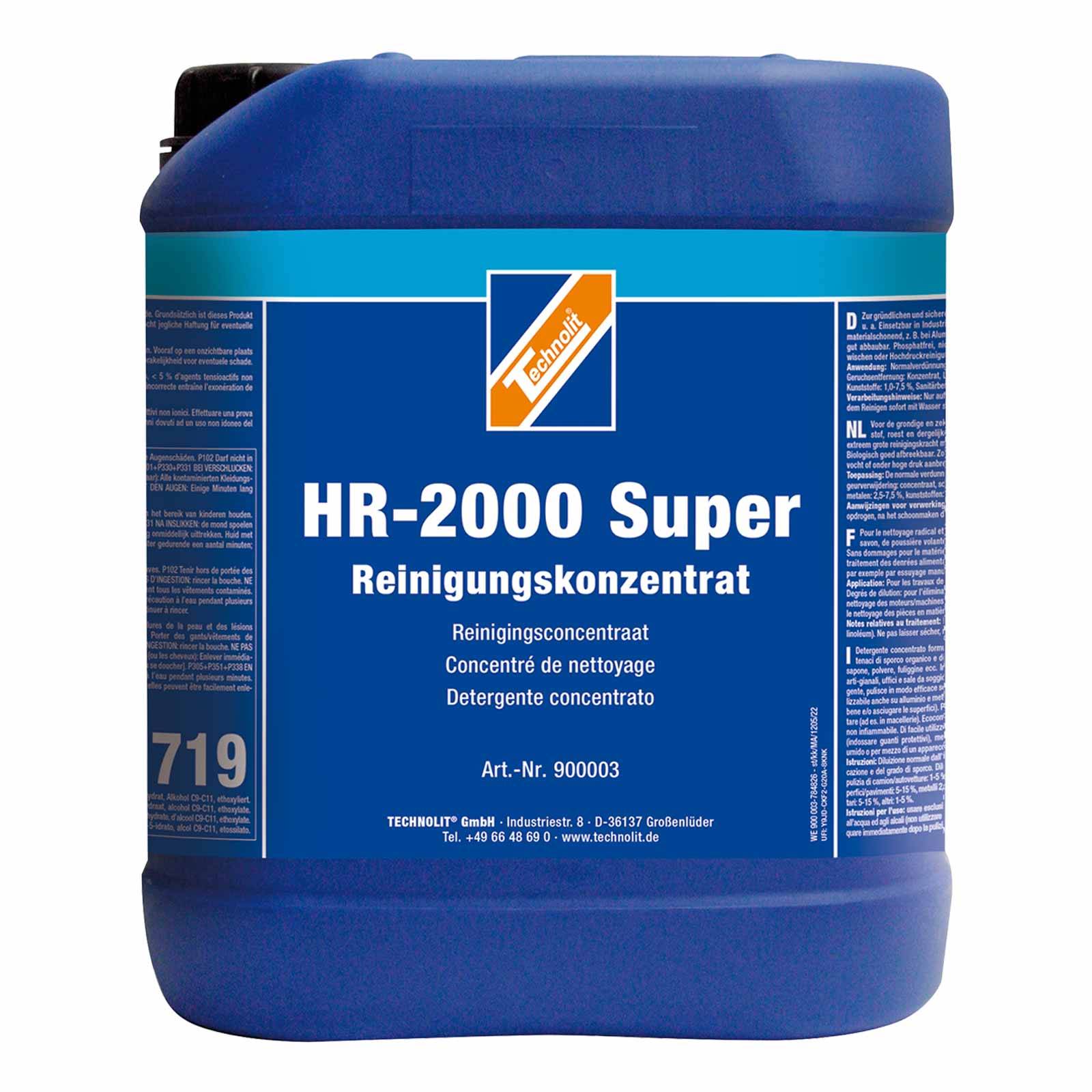 TECHNOLIT Reinigungskonzentrat HR-2000 Super - Inhalt:5 Liter