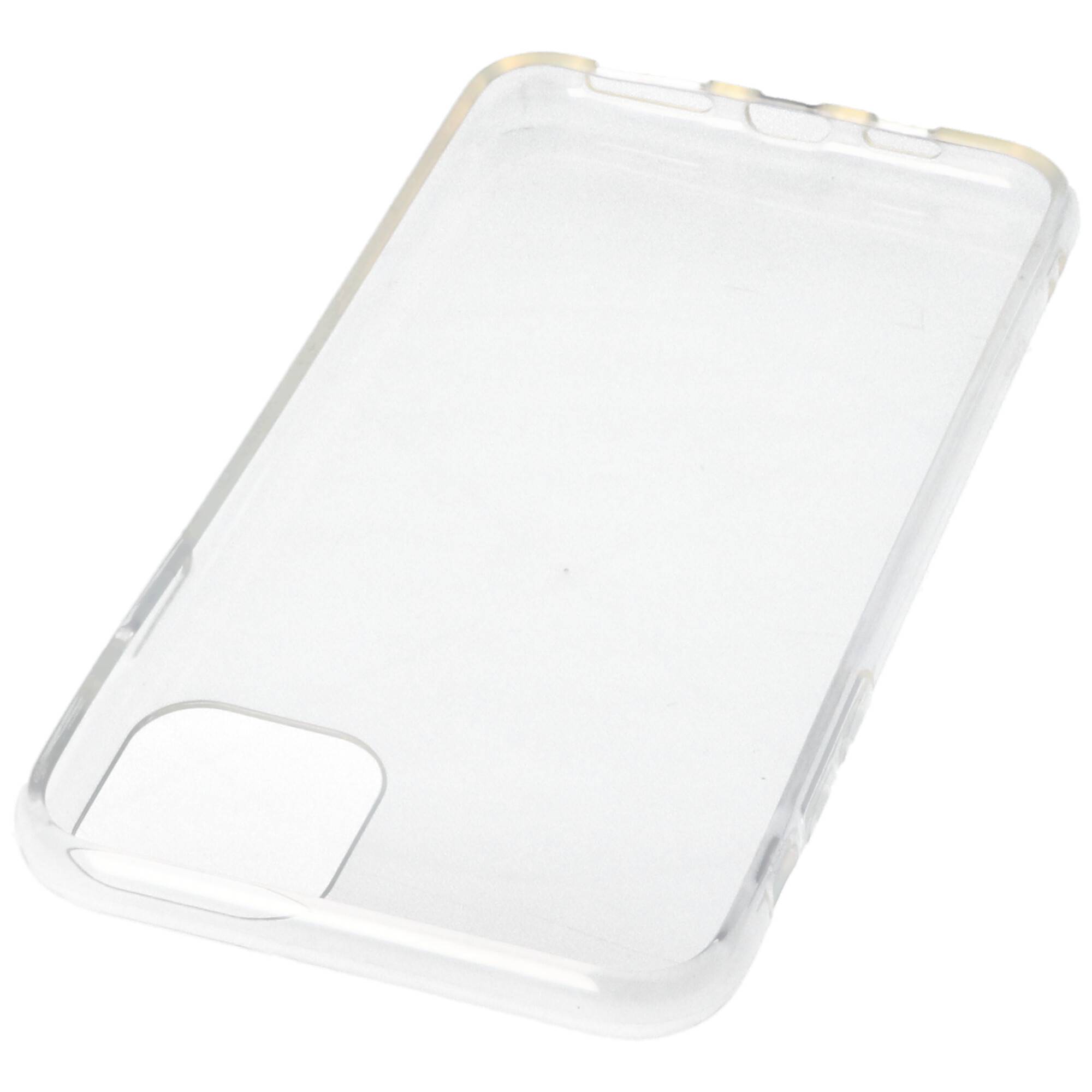 Hülle passend für Apple iPhone 11 Pro Max - transparente Schutzhülle, Anti-Gelb Luftkissen Fallschutz Silikon Handyhülle