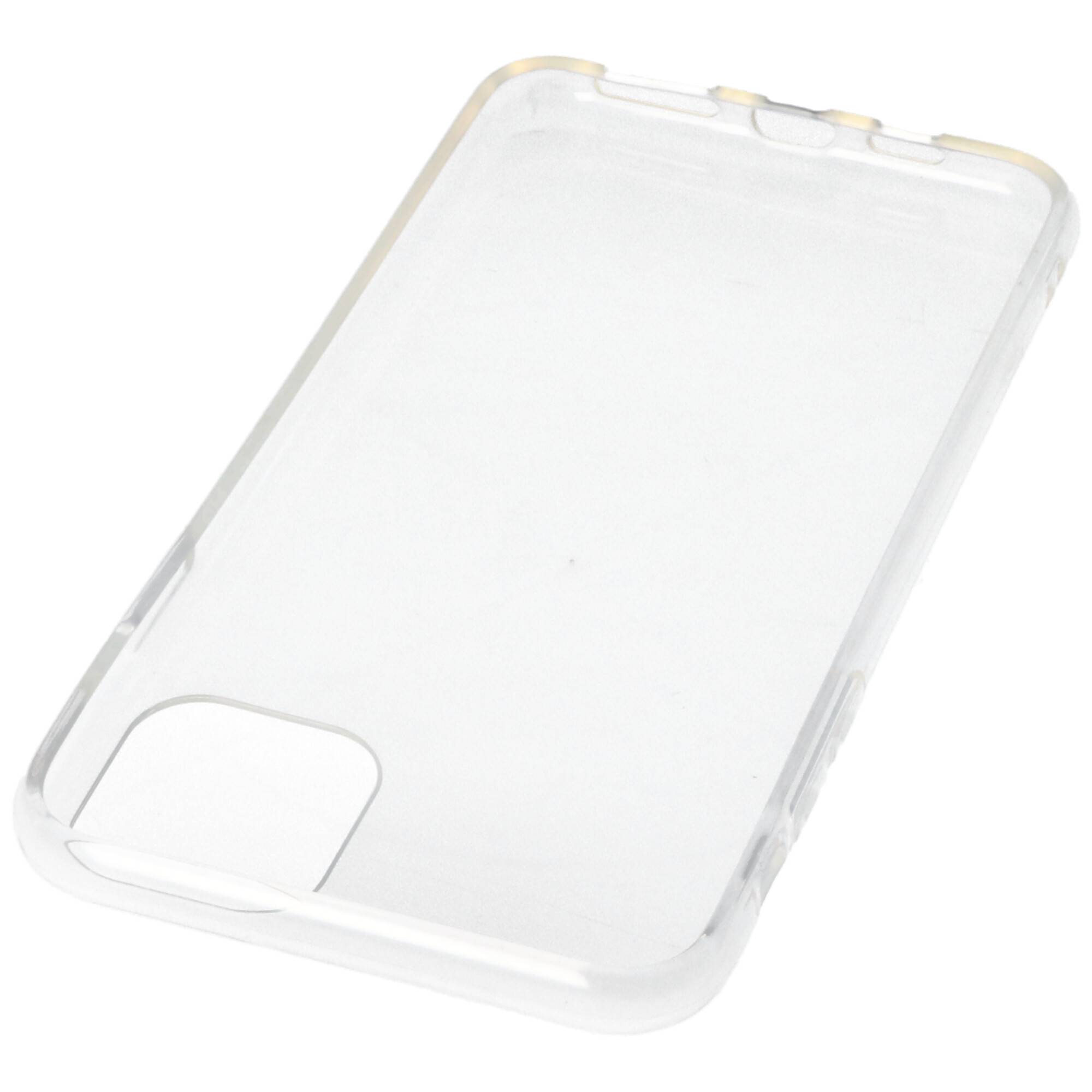 Hülle passend für Apple iPhone 11 Pro Max - transparente Schutzhülle, Anti-Gelb Luftkissen Fallschutz Silikon Handyhülle