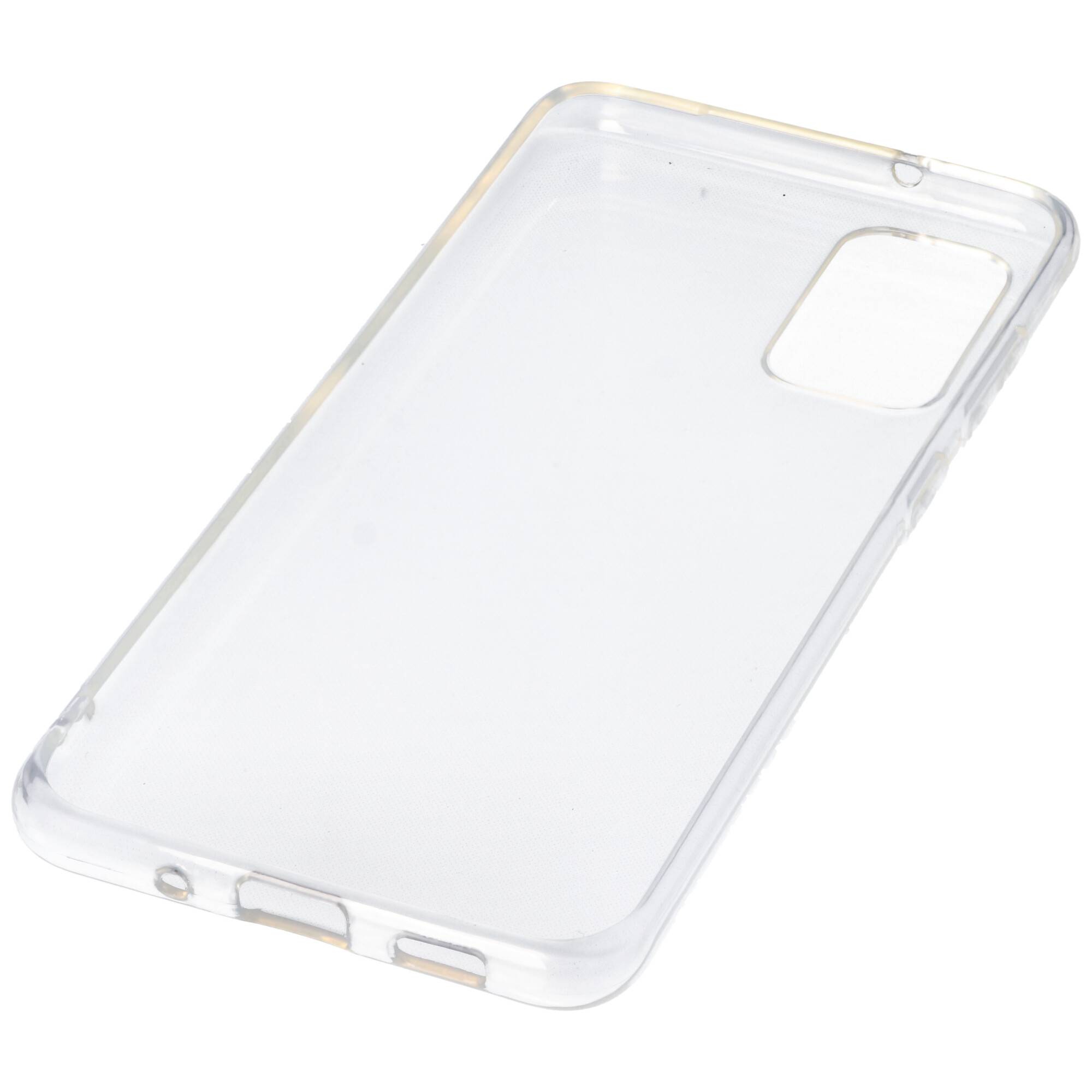 Hülle passend für Samsung Galaxy S20 Plus - transparente Schutzhülle, Anti-Gelb Luftkissen Fallschutz Silikon Handyhülle