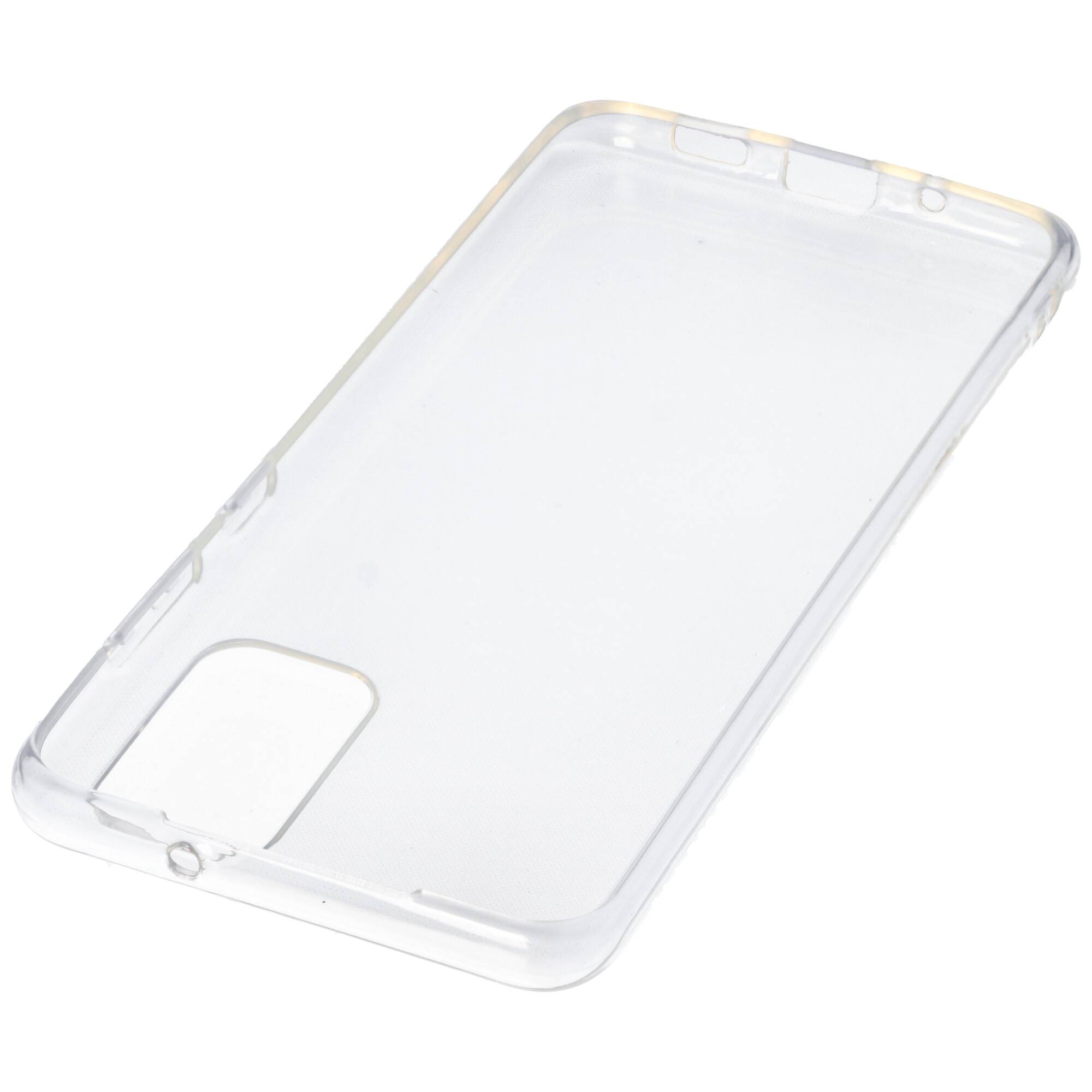 Hülle passend für Samsung Galaxy S20 Plus - transparente Schutzhülle, Anti-Gelb Luftkissen Fallschutz Silikon Handyhülle