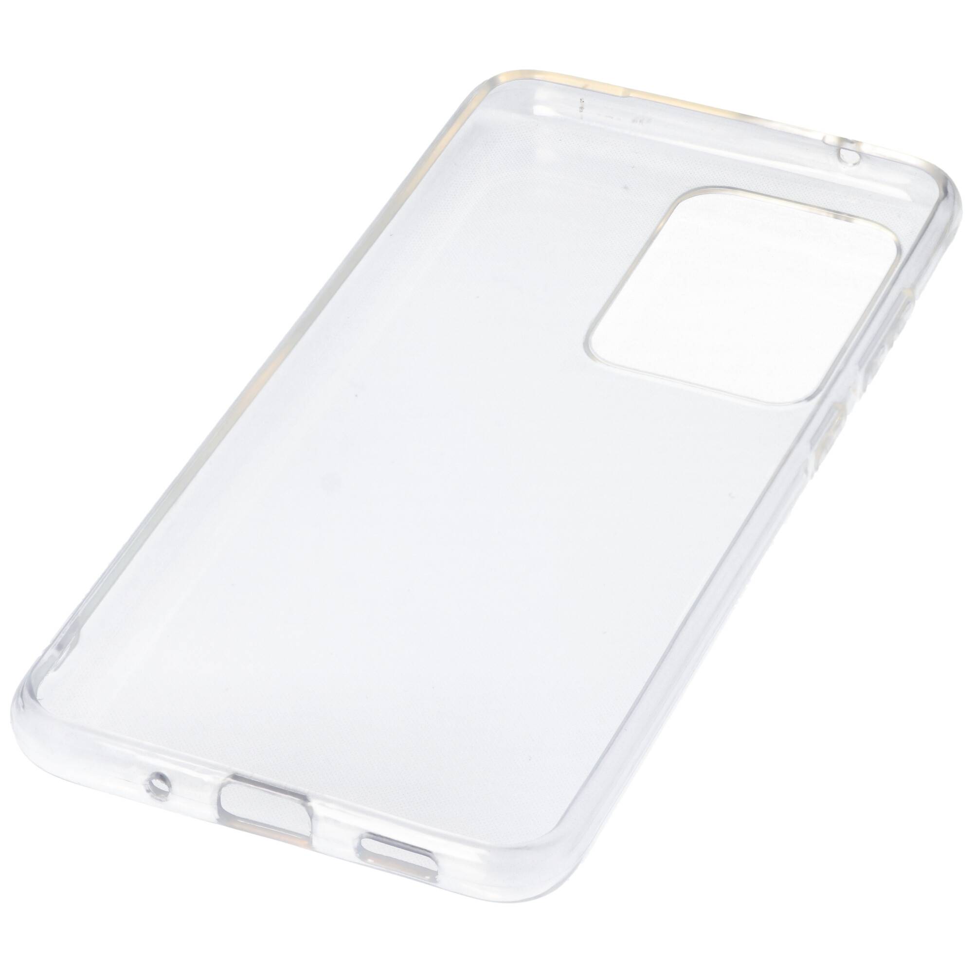 Hülle passend für Samsung Galaxy S20 Ultra - transparente Schutzhülle, Anti-Gelb Luftkissen Fallschutz Silikon Handyhüll