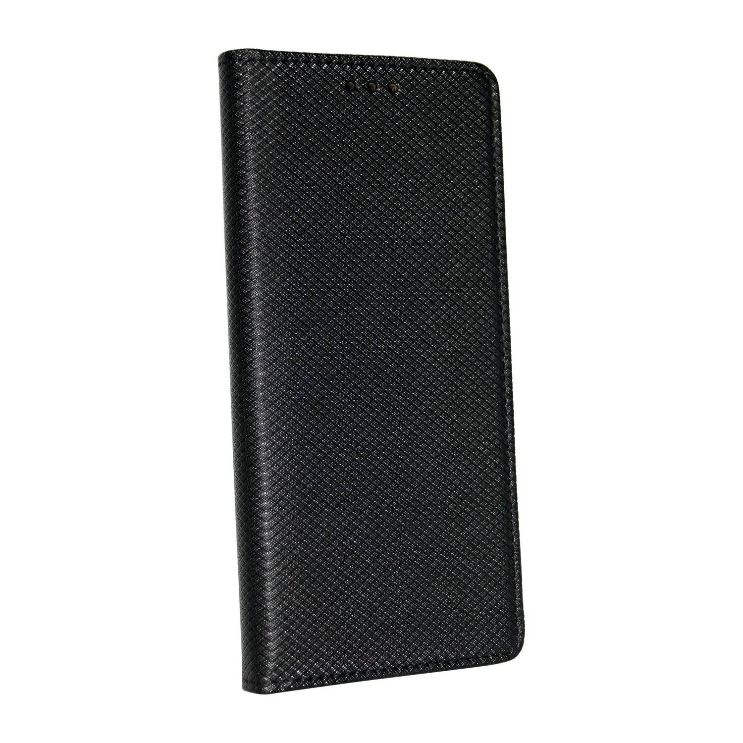 Elegante Buch-Tasche Hülle Smart Magnet für Sony Xperia 1 III Leder Optik Wallet Book-Style Cover Schale Schwarz