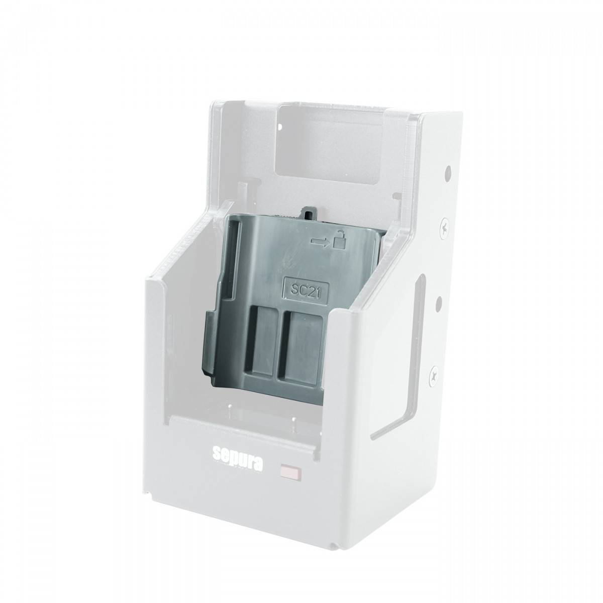 SEPURA Ladeschacht-Einschub zum Laden des SC21 in SC20/STP Kfz-Ladehalterung 300-01959