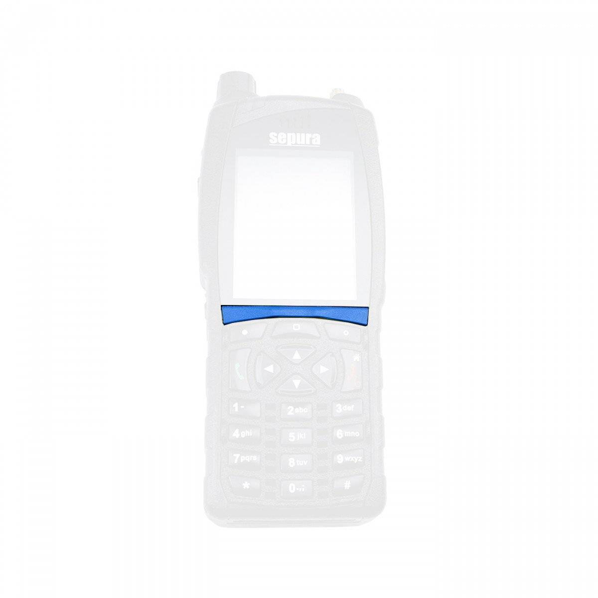 SEPURA Tastaturinlet-Leiste, einzeln, blau, für SC20 700-00029 EINZELN