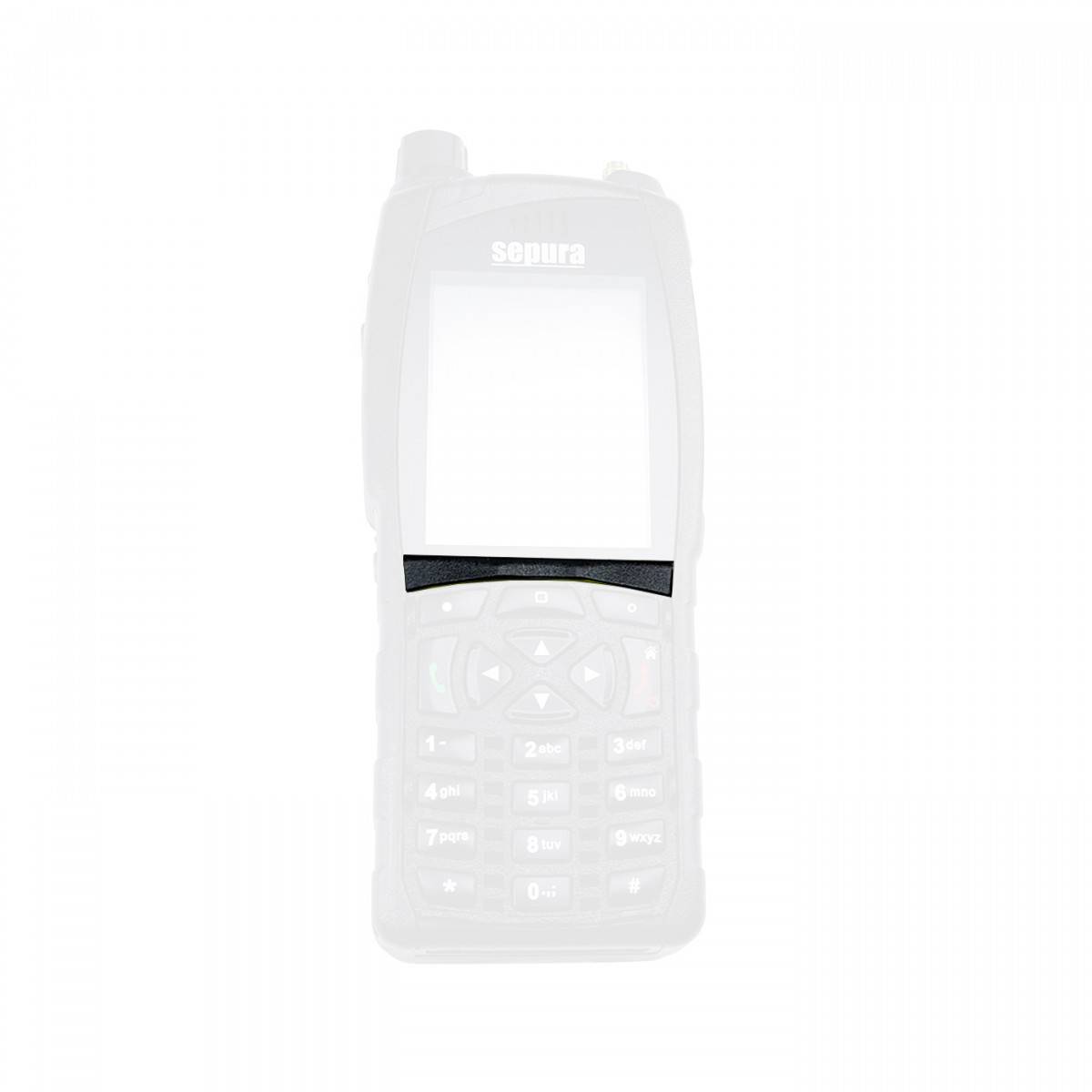 SEPURA Tastaturinlet-Leiste, einzeln, schwarz, für SC20 700-00048 EINZELN