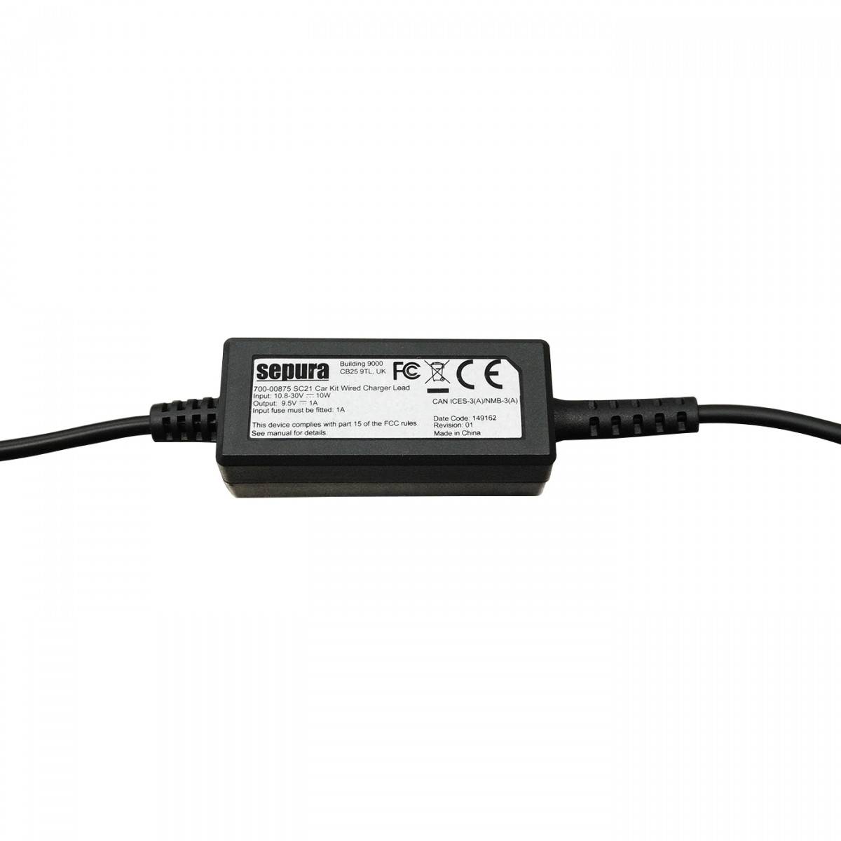 SEPURA Kfz-Ladekabel, einzeln für SC21 Car-Kit Power, Kfz-Halterung 700-00875