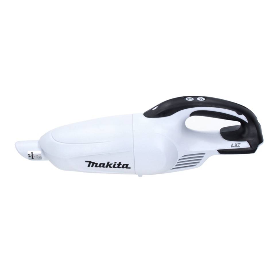 Makita DCL 181 FRFW Akku Staubsauger 18 V Weiß + 2x Akku 3,0 Ah + Ladegerät