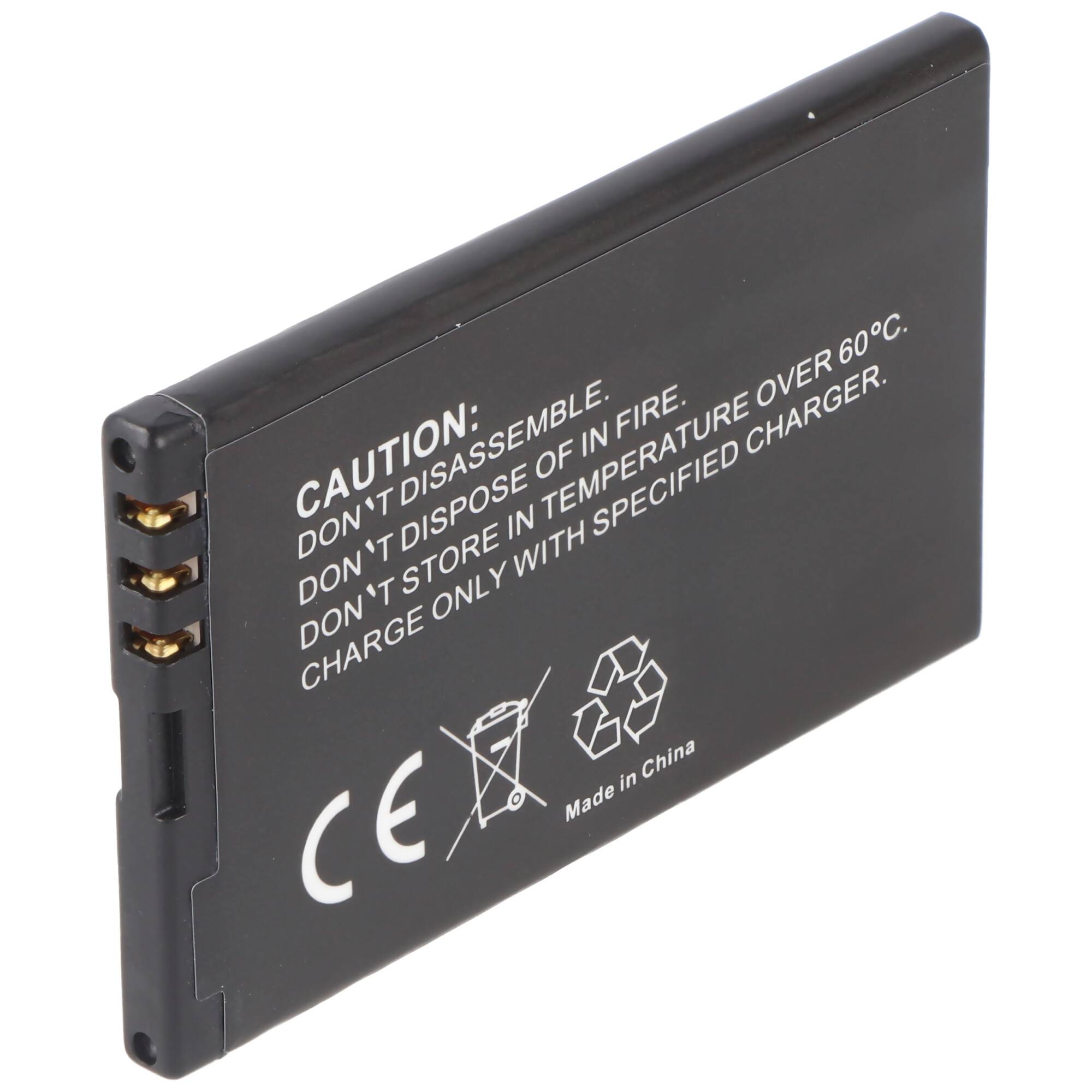 bea..fon sl360 Akku passend für Ihr Bea-Fon Handyakku SL360 Abmessungen 62,25 x 38,15 x 4,75 mm