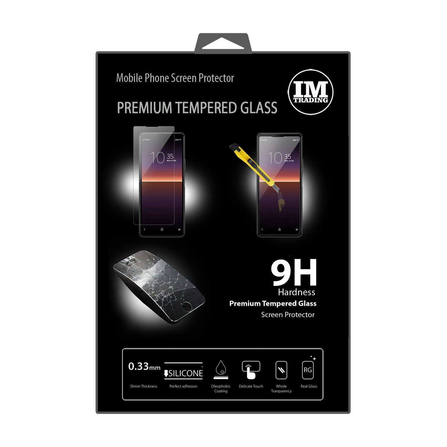 cofi1453® Schutzglas 9H kompatibel mit Sony Xperia 10 III Displayschutzfolie Schutzfolie Passgenau Glas