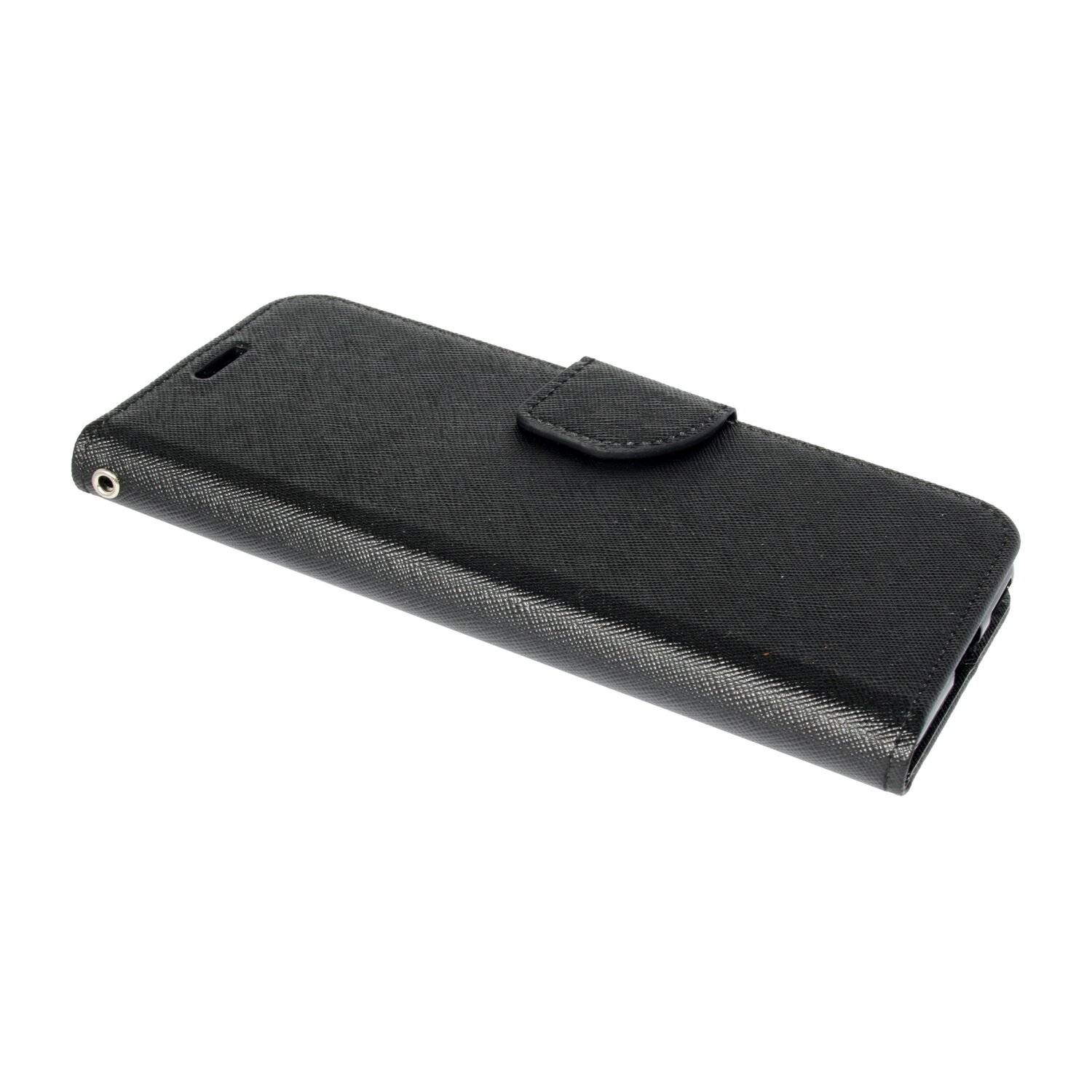 cofi1453® Buch Tasche "Fancy" kompatibel mit XIAOMI MI 11 LITE Handy Hülle Etui Brieftasche Schutzhülle mit Standfunktion, Kartenfach Schwarz