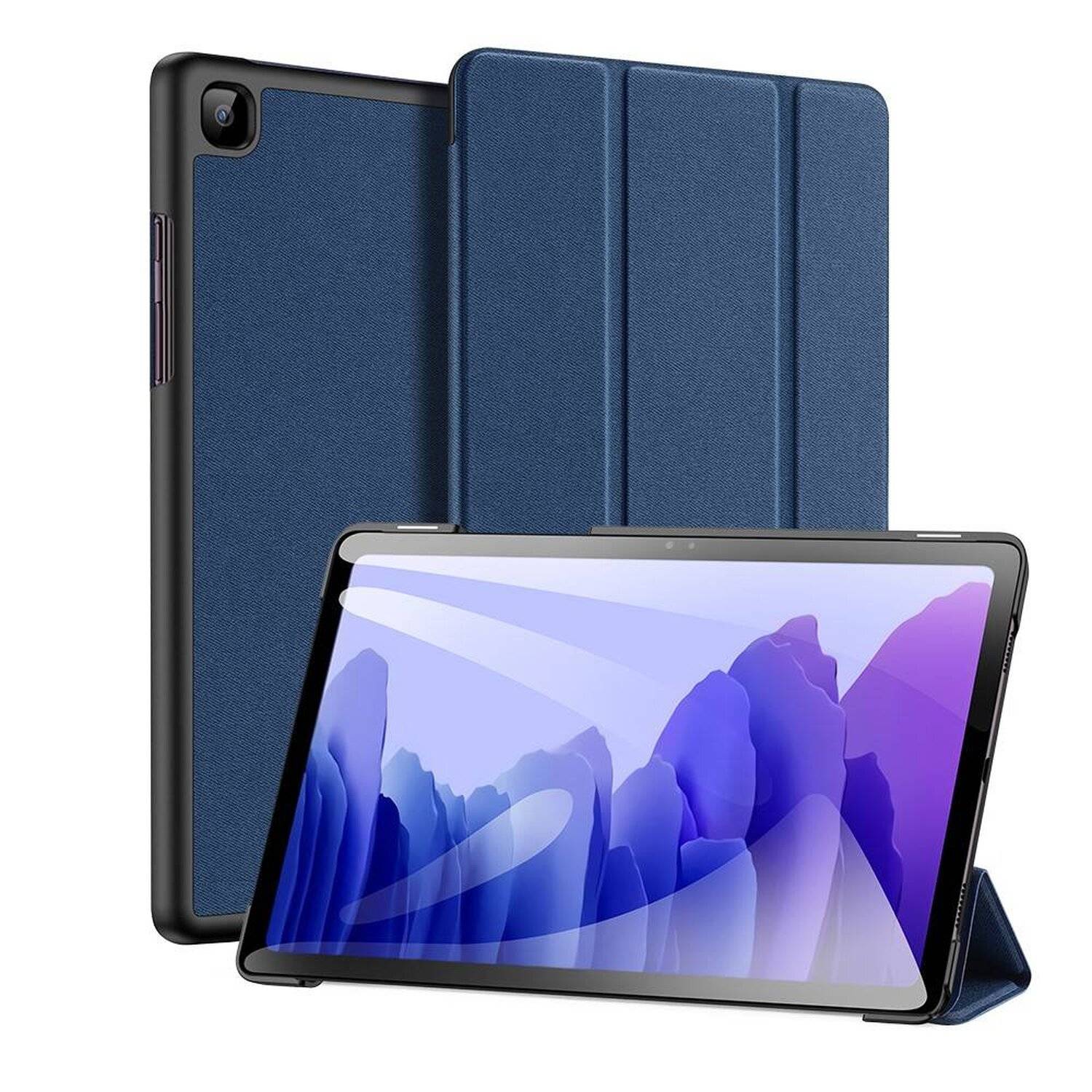 Dux Ducis Tablethülle Hartschale mit Smart Sleep Standfunktion für Samsung Galaxy Tab S7 FE (T730/T736B) Blau