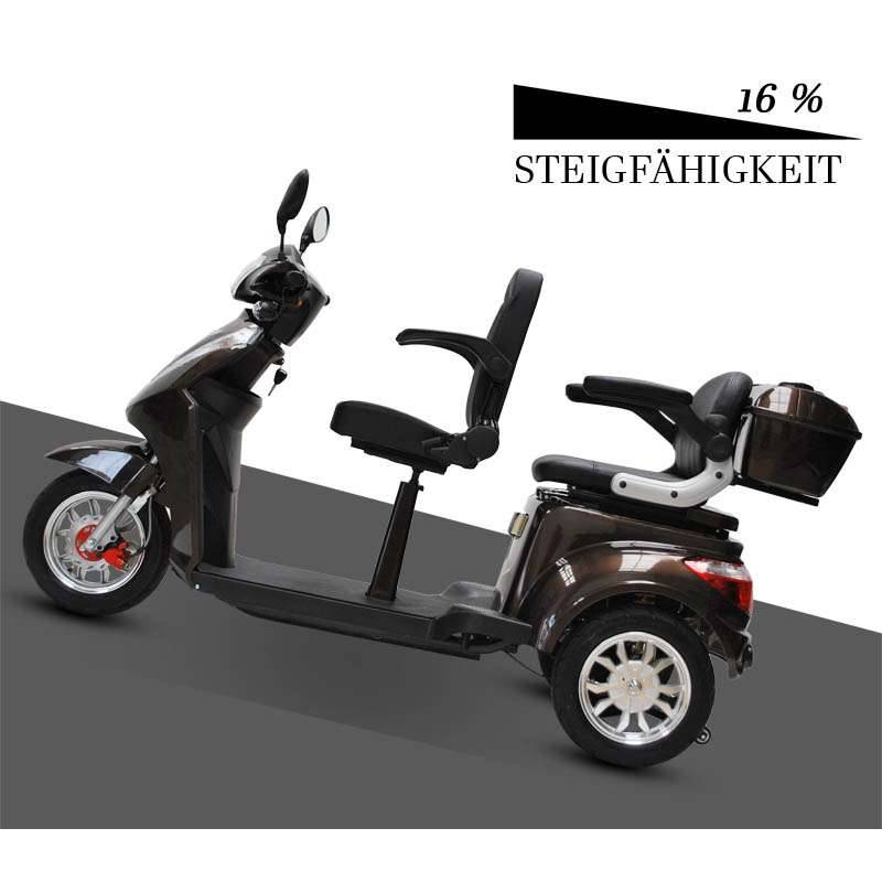 ECO ENGEL 503 Braun, 25 km/h Dreirad Roller