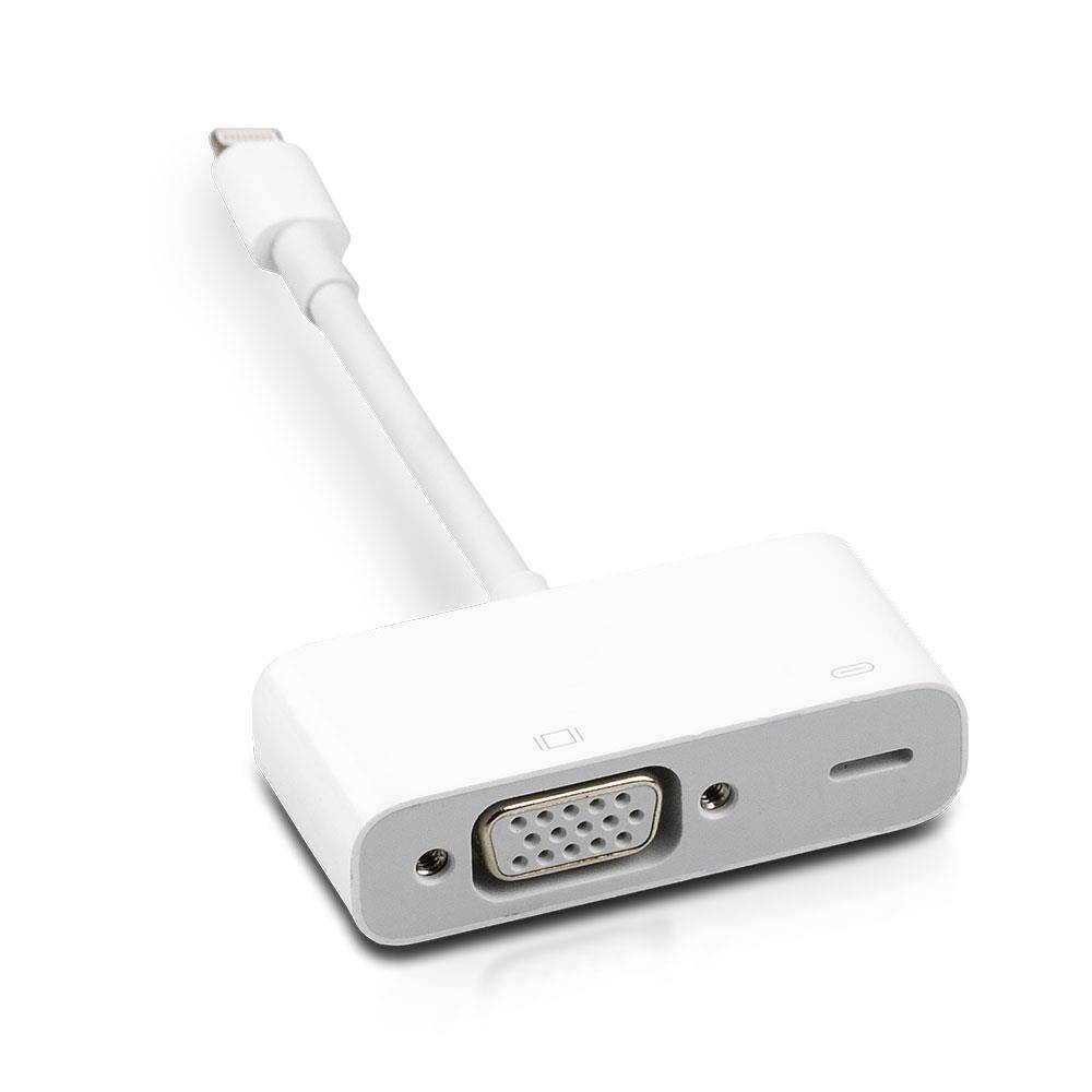 Apple MD825ZM/A Lightning auf Lightning + VGA Adapter (ca. 11,5cm Länge, weiß)