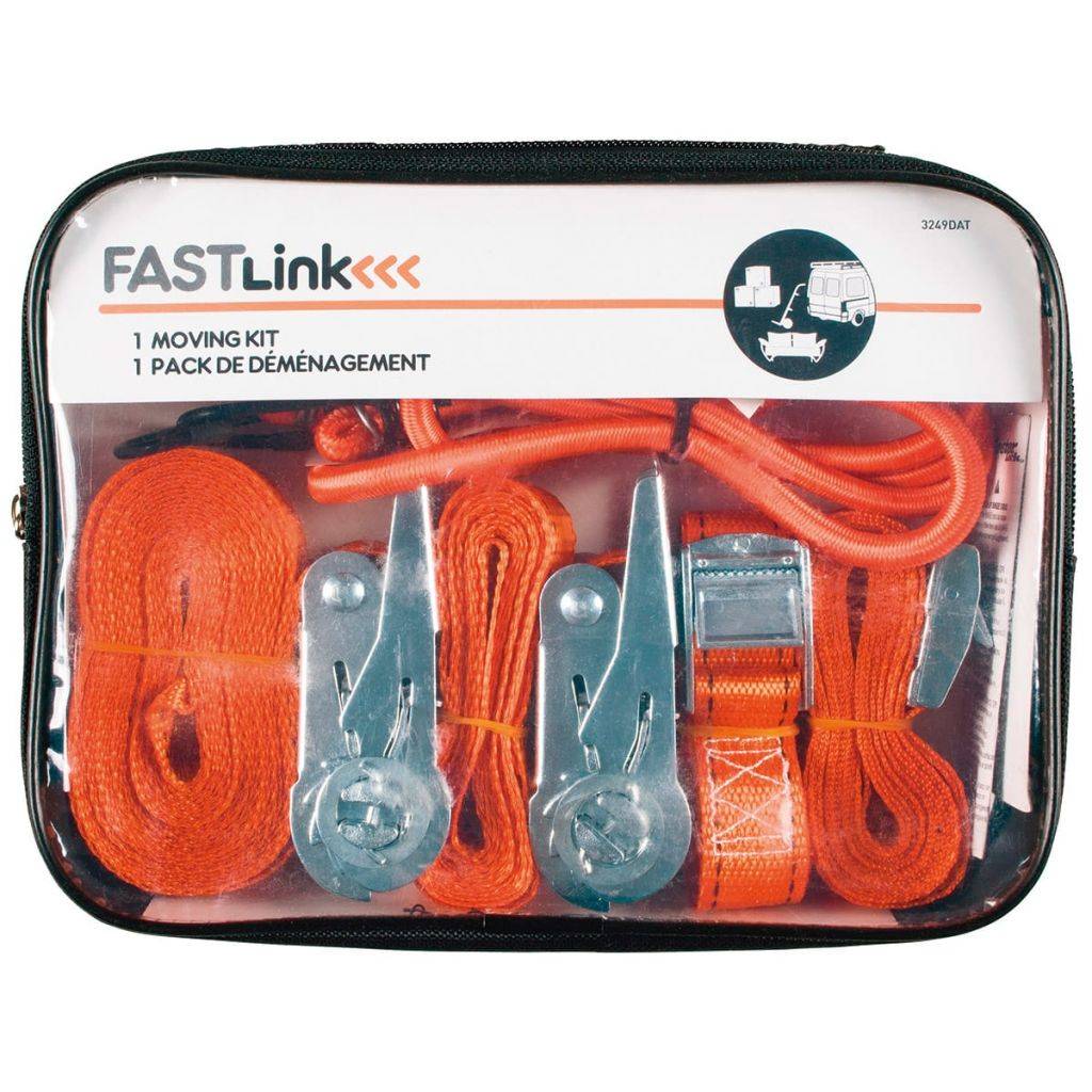 Master Lock Spanngurt- und Spanngummi-Set 9-tlg. FastLink 3249EURDAT