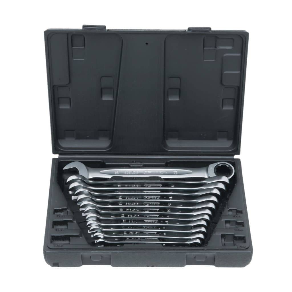 KS Tools Kombinationsschlüssel-Set mit Aufbewahrungskoffer 8-19 mm