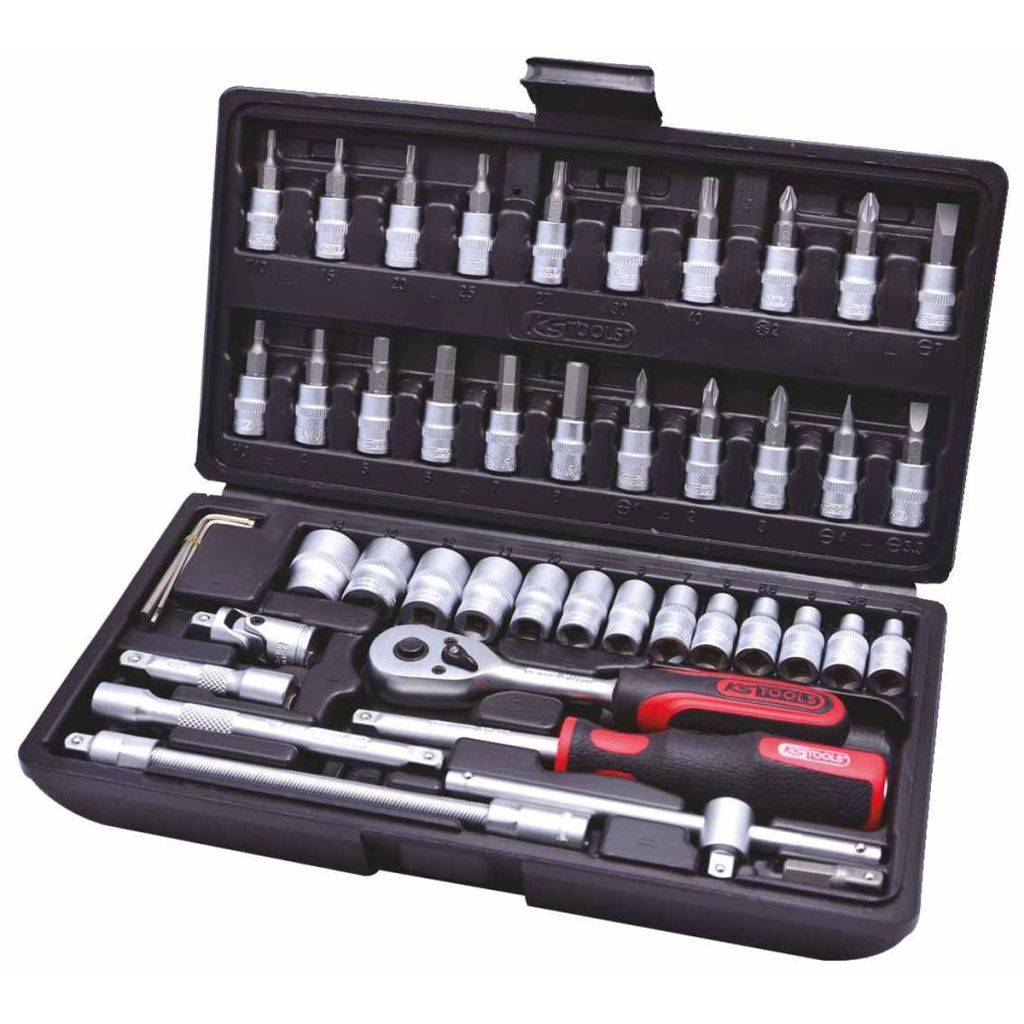 KS Tools CLASSIC 48-tlg Steckschlüsselsatz mit Umschaltknarre 917.0648