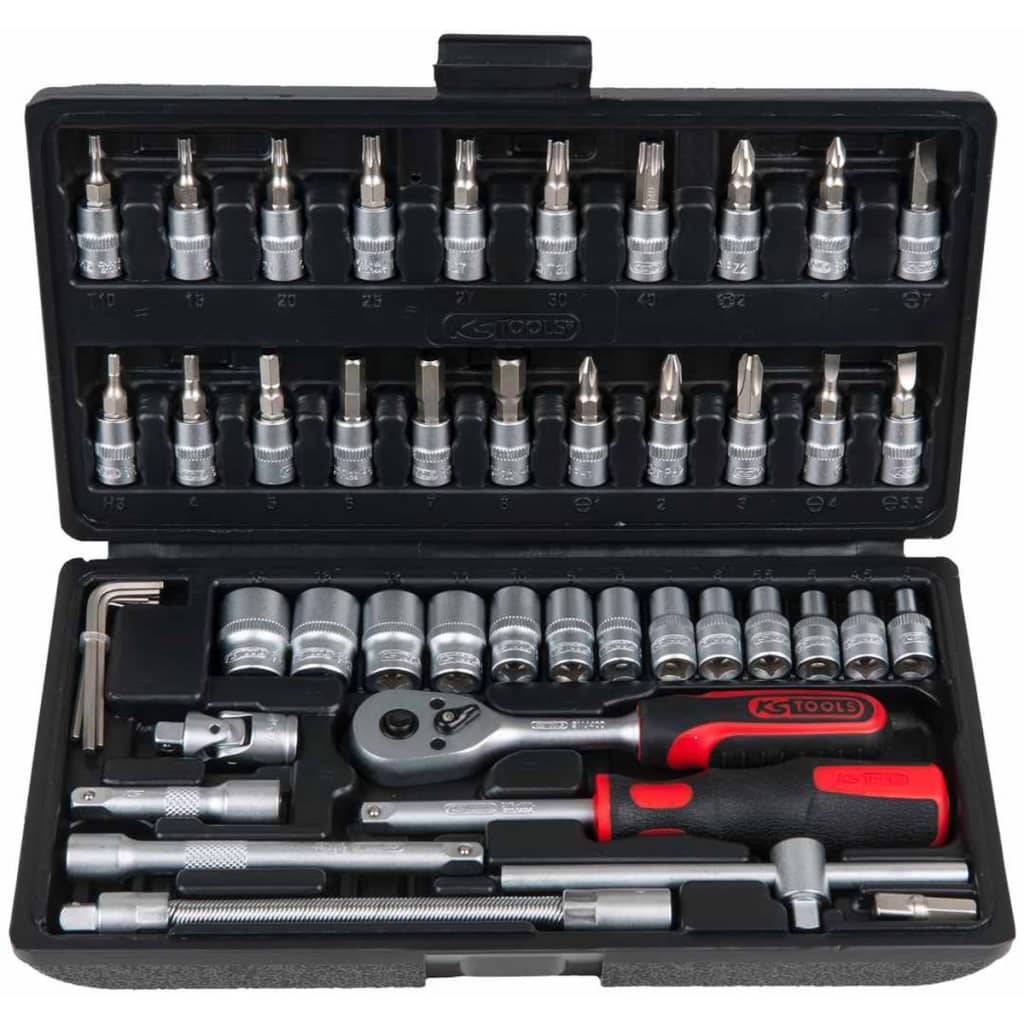 KS Tools CLASSIC 48-tlg Steckschlüsselsatz mit Umschaltknarre 917.0648