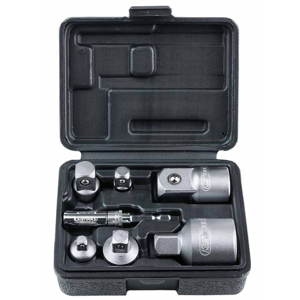 KS Tools 7-tlg. Kraft-Adapter Aufsatz Set für Nüsse und Ratschen 917.0707