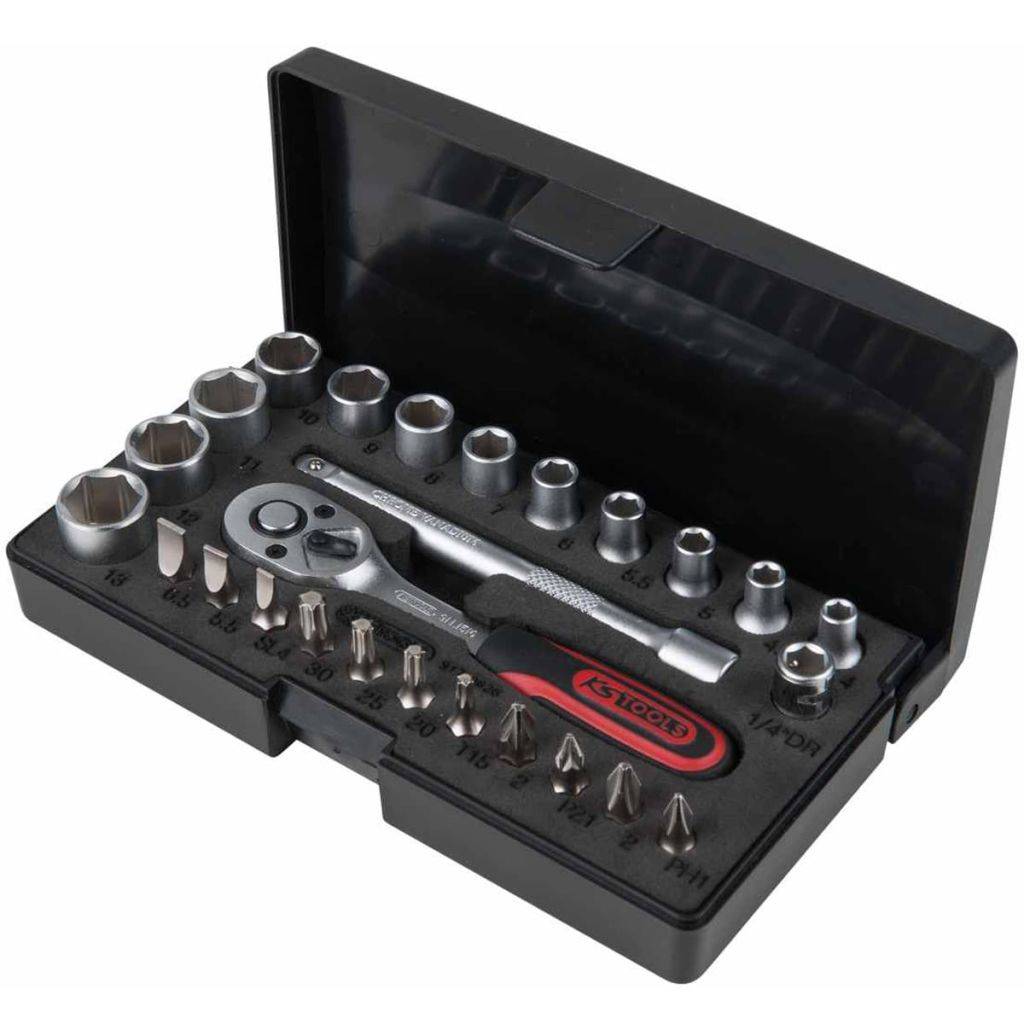 KS Tools 26-tlg. Steckschlüsselsatz mit Umschaltknarre 1/4" 917.0626