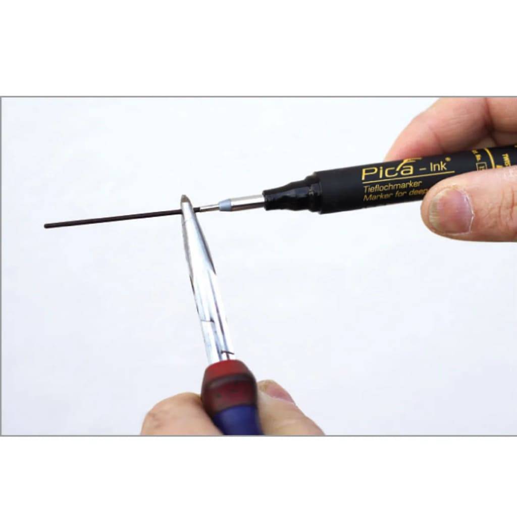 Pica Ink Tieflochmarker Schwarz