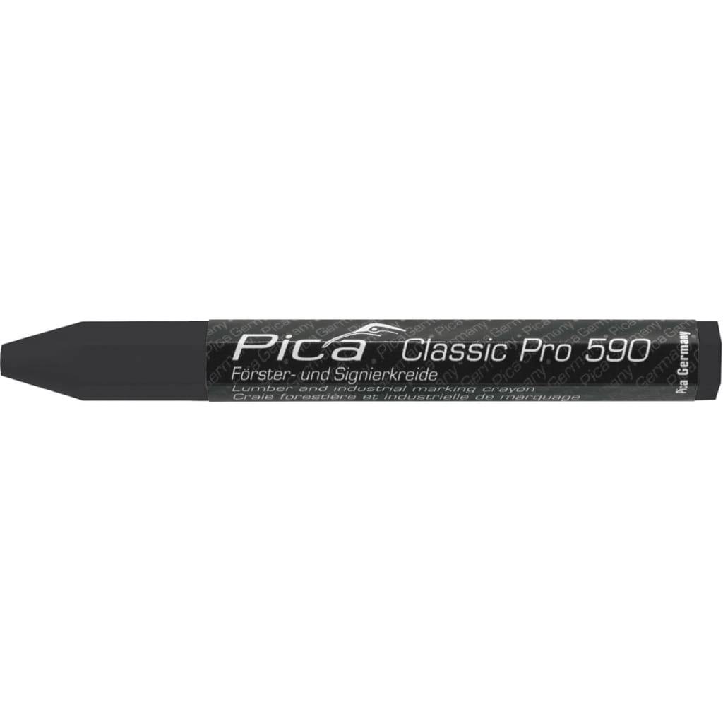 Pica Förster- und Signierkreide Classic Pro 590 12 Stück 12 x 120 mm Schwarz