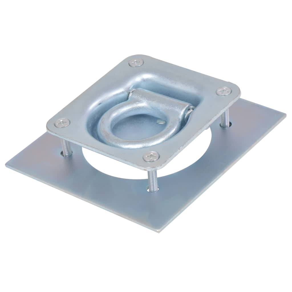 vidaXL Zurrösen für Anhänger 6 Stk. Verzinkter Stahl 2000 kg