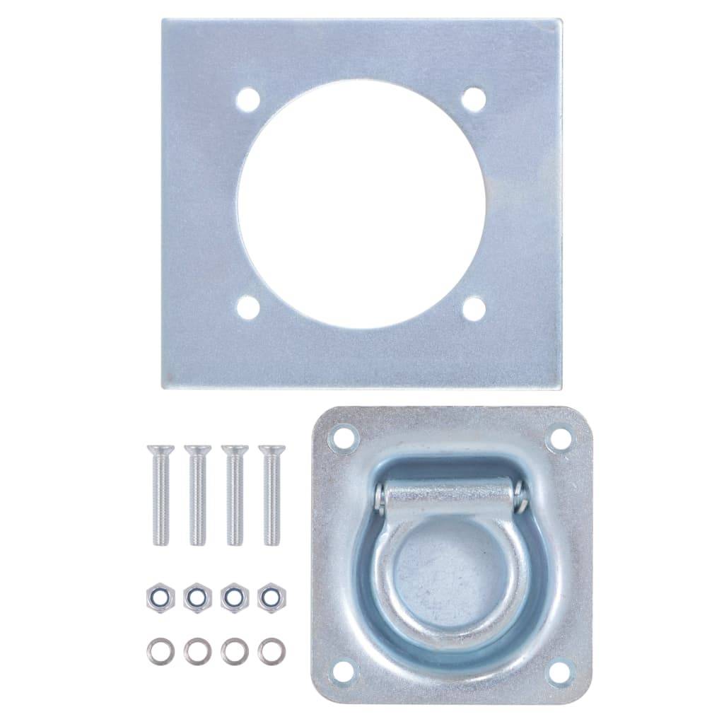 vidaXL Zurrösen für Anhänger 8 Stk. Verzinkter Stahl 2000 kg